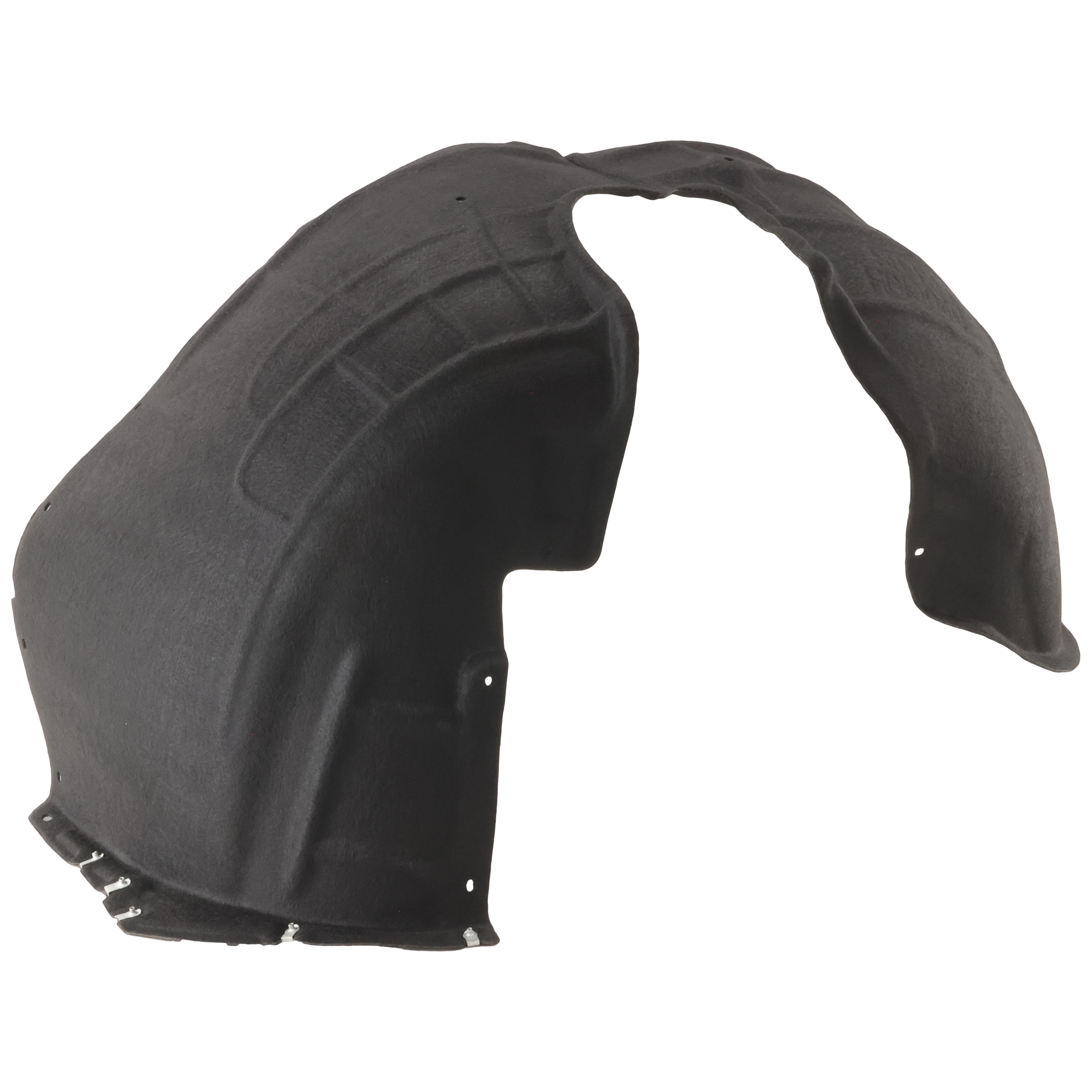 AM EQUINOX 18-24 FRONT FENDER LINER RH Inner Assembly Thermo Form w Liner Nut CAPA SKU RC22210075Q Partslink GM1249278C OEM 84364223