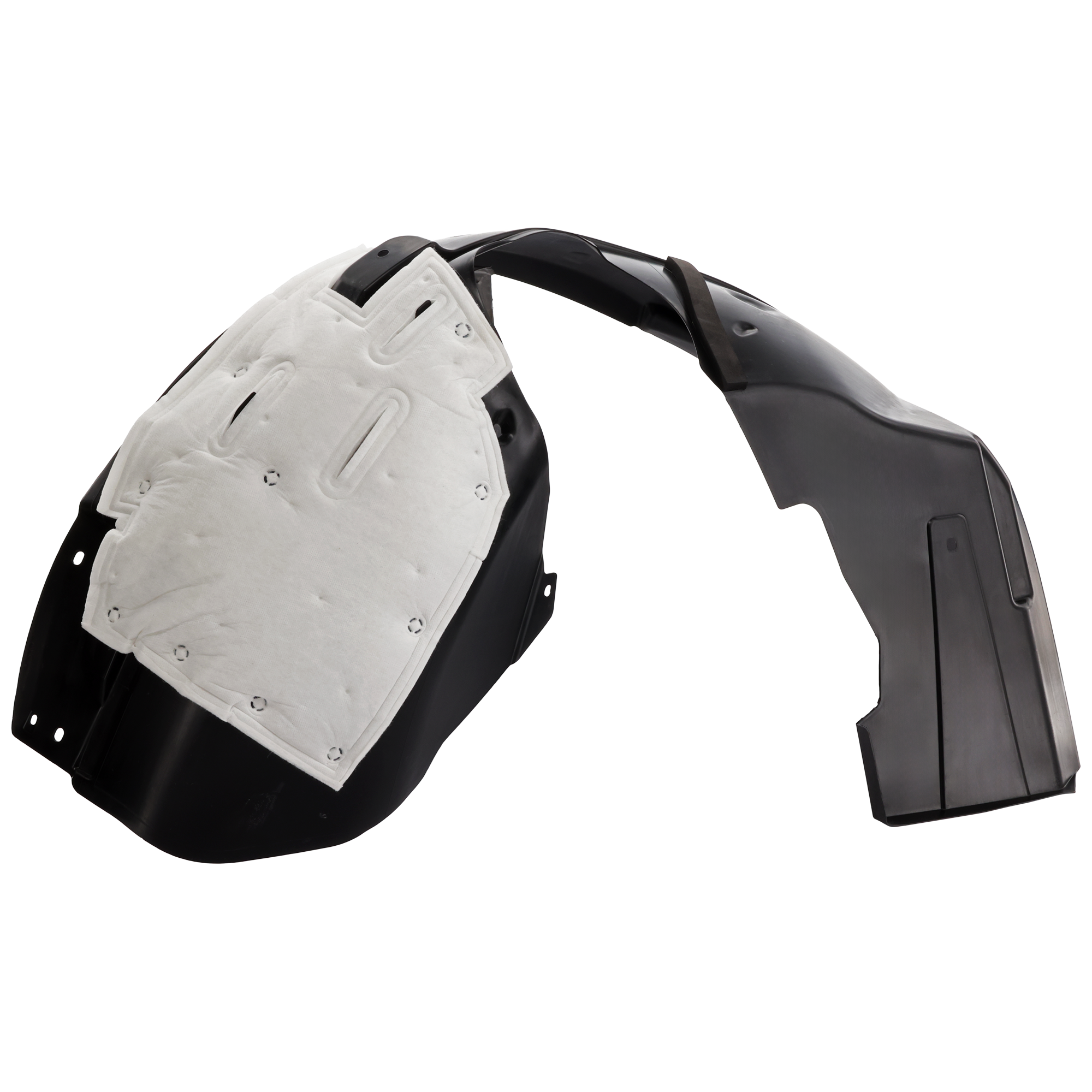 AM SRX 10-16 FRONT FENDER LINER LH Plastic Injection Form SKU RC22210096 Partslink GM1248225 OEM 22868772