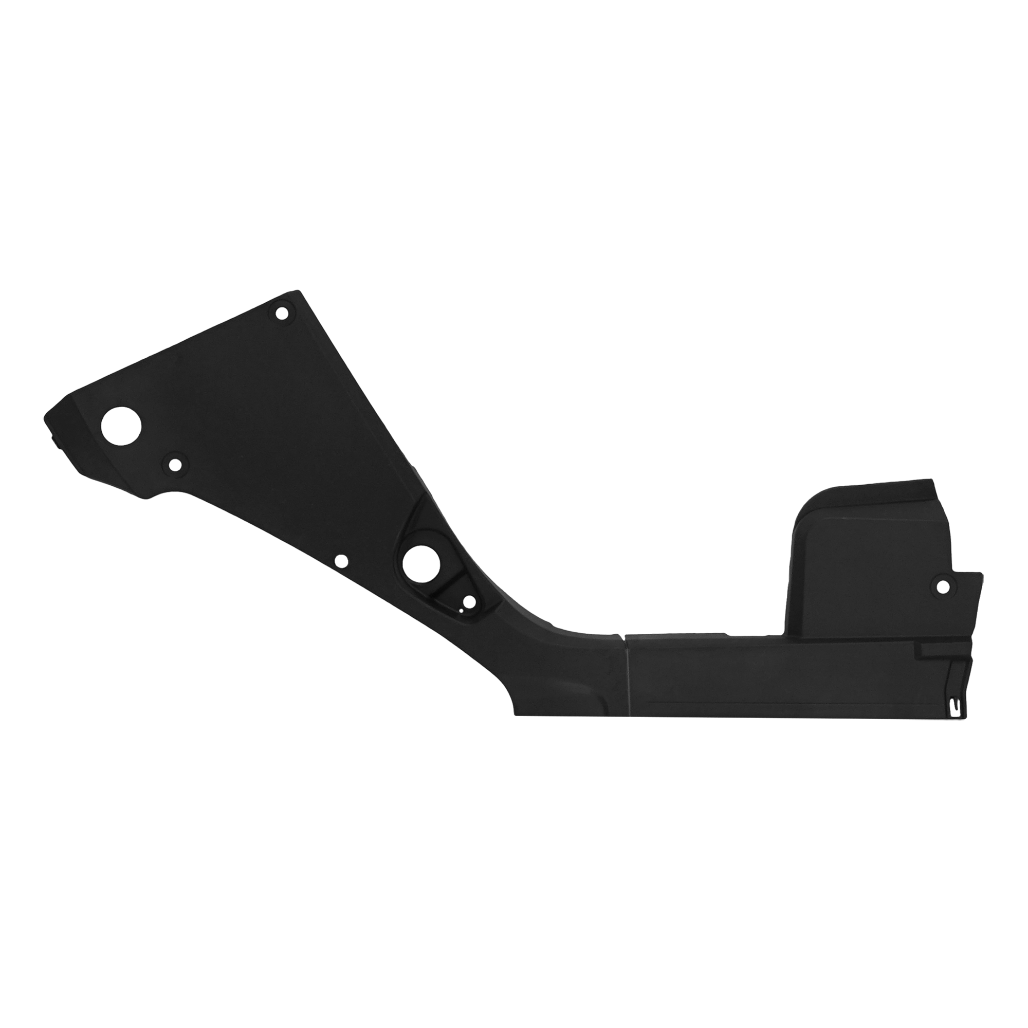AM EQUINOX 10-17 FENDER SUPPORT LH Compartment Cover SKU RC22370006 Partslink GM1244110 OEM 25964358