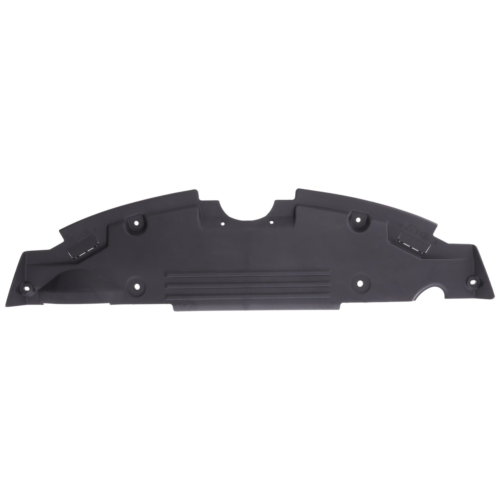 AM DTS 06-11 RADIATOR SUPPORT COVER Shield Assembly Black Plastic SKU RC25170027 Partslink GM1224118 OEM 15828731