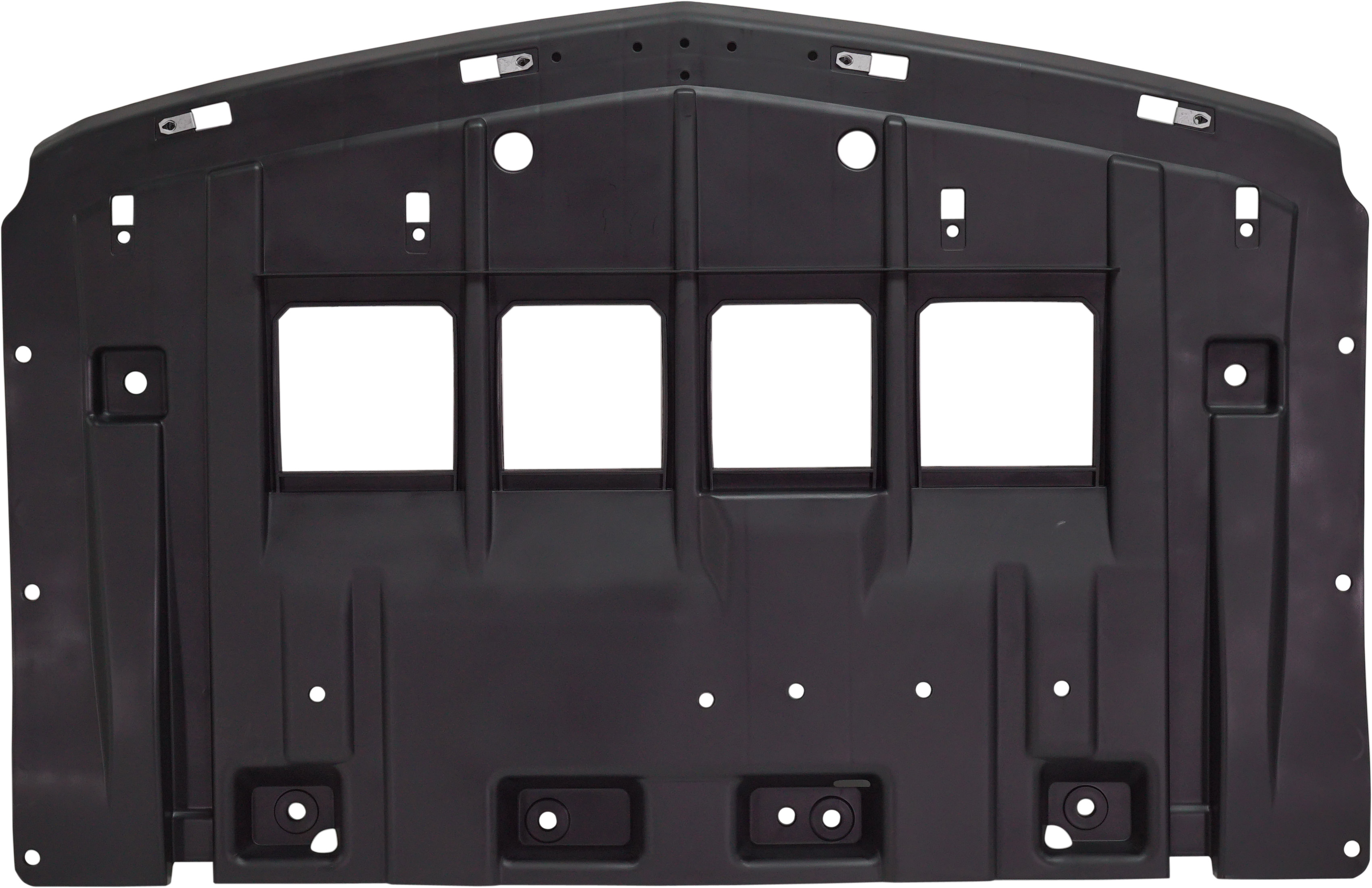 AM CAMARO 16-24 ENGINE SPLASH SHIELD Under Cover Front Air Deflector Convertible w Aux Trans Cooler LT1 SS ZL1 Coupe SS LT1 Models SKU RC31010013 Partslink GM1228158 OEM 84142146