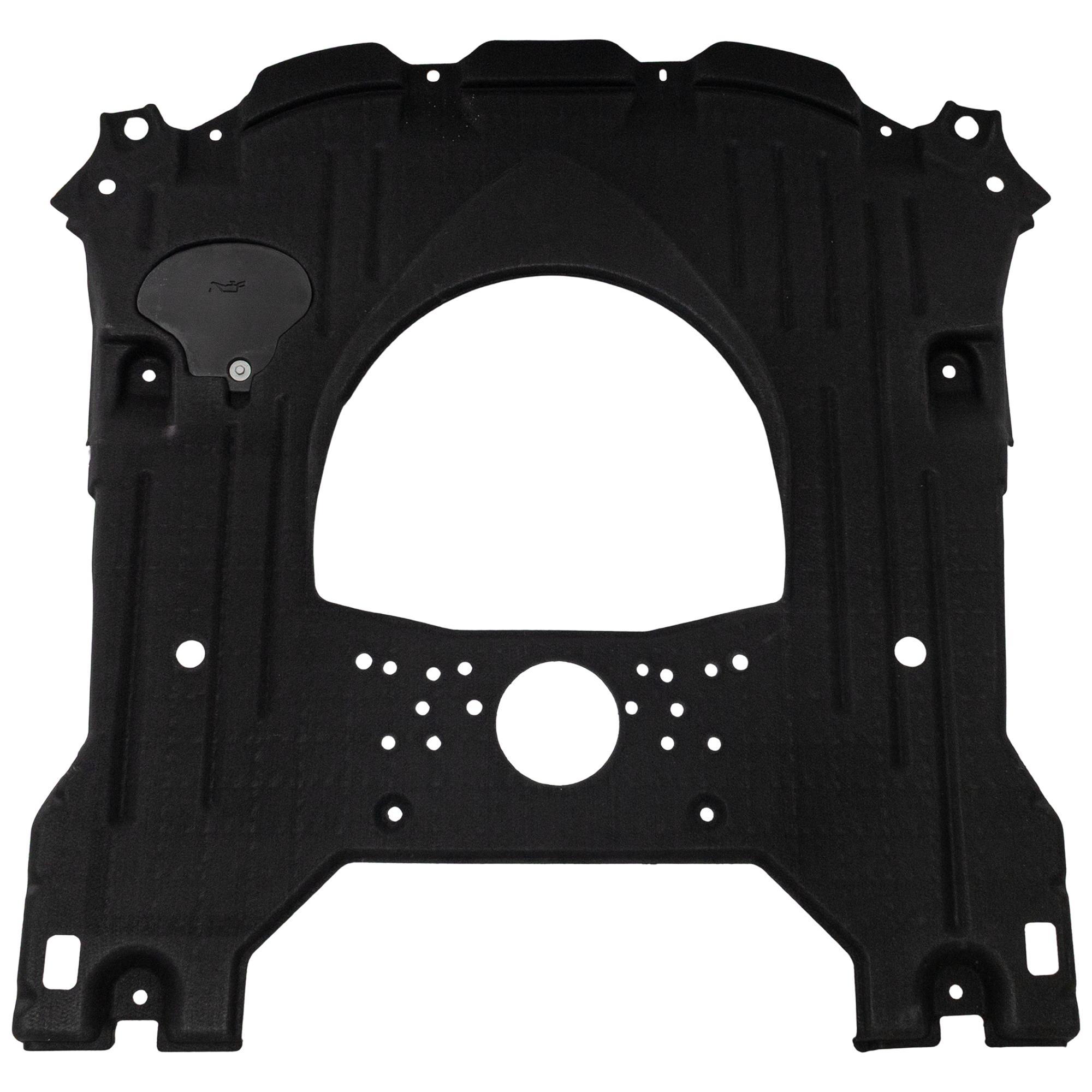 AM PACIFICA 20-24 ENGINE SPLASH SHIELD w Aluminum Pad AWD CAPA SKU RC31010042Q Partslink CH1228177C OEM 68497991AA