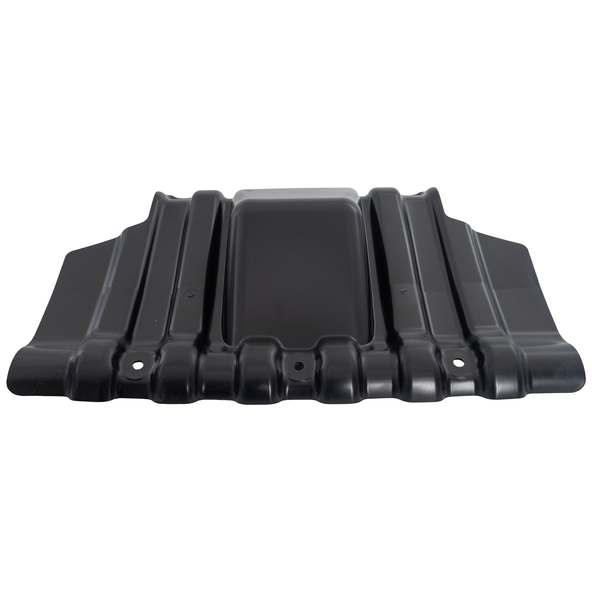 AM SILVERADO 1500-99-04 SILVERADO 1500 CLASSIC 05-07 ENGINE SPLASH SHIELD Black Plastic Injection Form w o Insulation Foam All Wheel Drive Four Wheel Drive 05-06-5.3L 6.0L Eng. 99-04 Extended SKU RC31010047 Partslink GM1228172 OEM 15049190