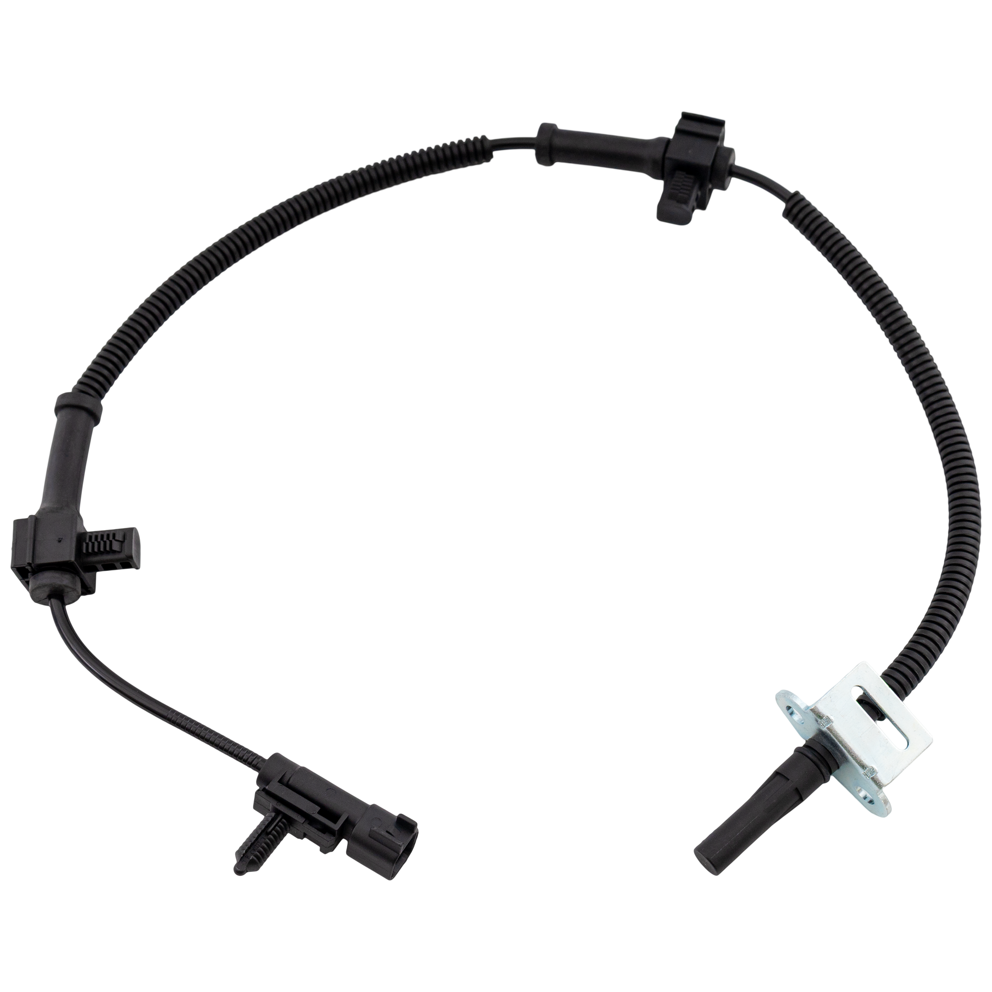 AM SILVERADO 3500 HD SIERRA 3500 HD 15-18 REAR ABS SPEED SENSOR LH 2 Male Blade Terminals 1 Rectangular Female Connector Spindle SKU RC31080164 OEM 22761956