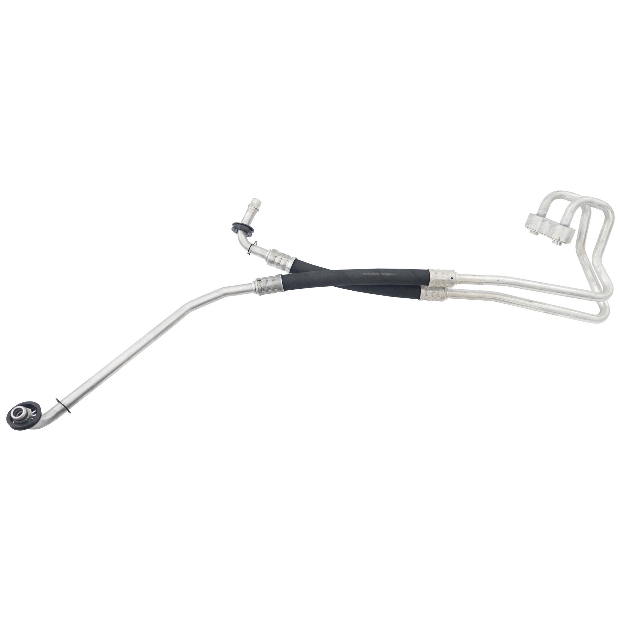 AM BLAZER JIMMY 96-05 BRAVADA 96-01 ENGINE OIL COOLER LINE Inlet and Outlet Assembly From Oil Filter To Radiator 6 Cyl 4.3L Eng. Four Wheel Drive SKU RC31310028 OEM 15194578-15726903-15760333