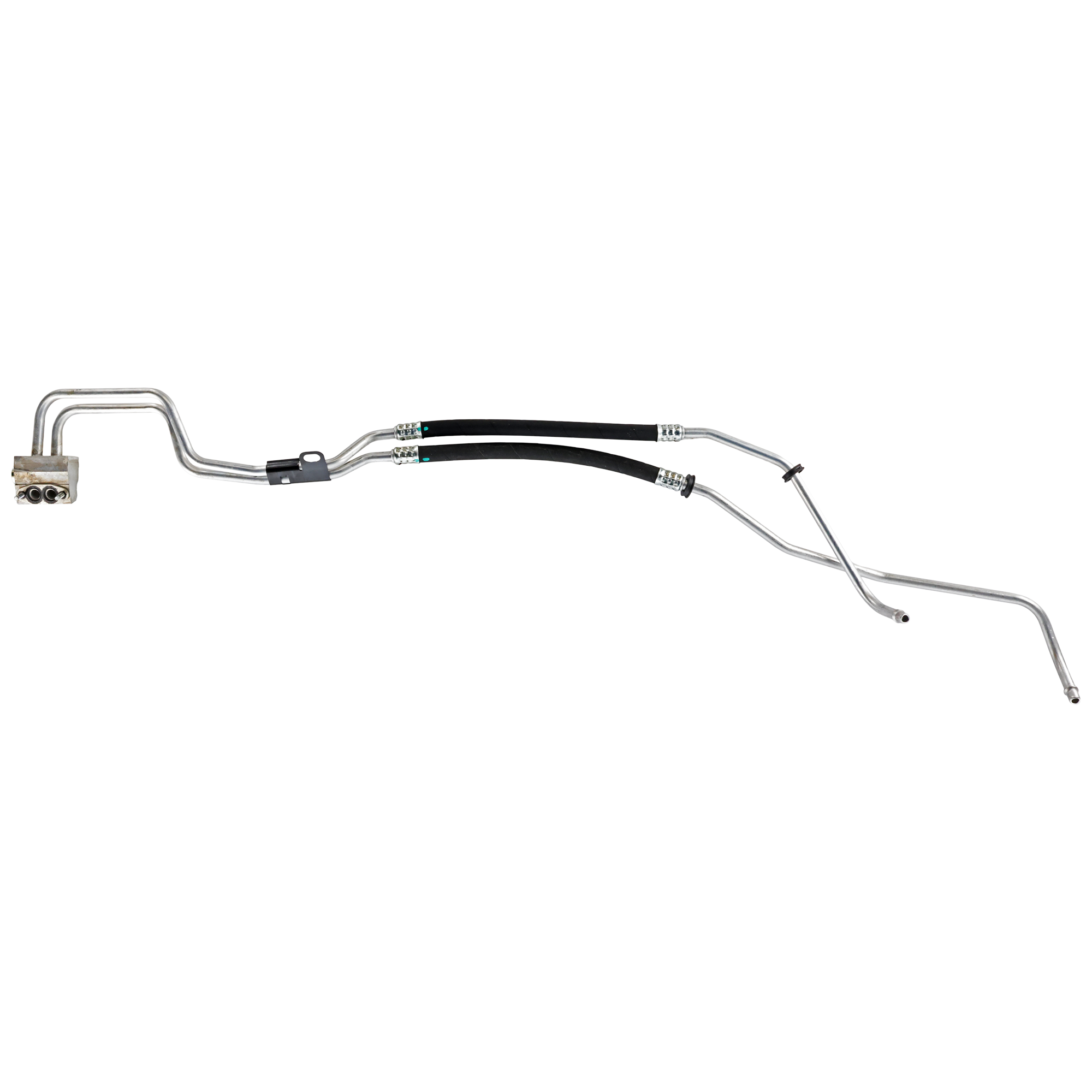 AM ESCALADE 07-14 SILVERADO 1500-06-14 ENGINE OIL COOLER LINE Inlet and Outlet Assembly w Electric Cooling Fan SKU RC31310029 OEM 20828695-84828848