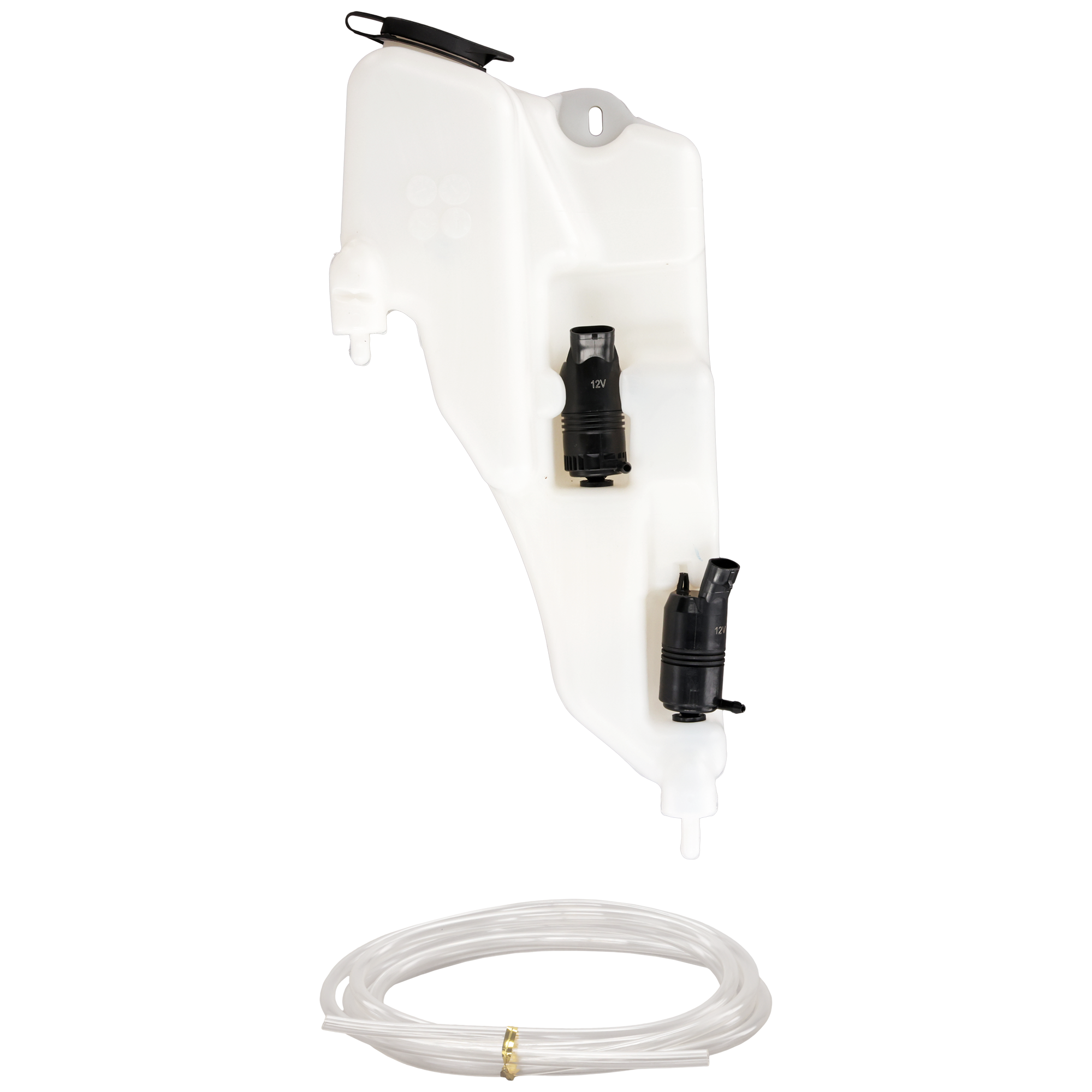 AM BLAZER JIMMY 95-05 WASHER RESERVOIR Assembly w Cap and Pump w Rear Wiper SKU RC37050001 Partslink GM1288226 OEM 12362596 PFM
