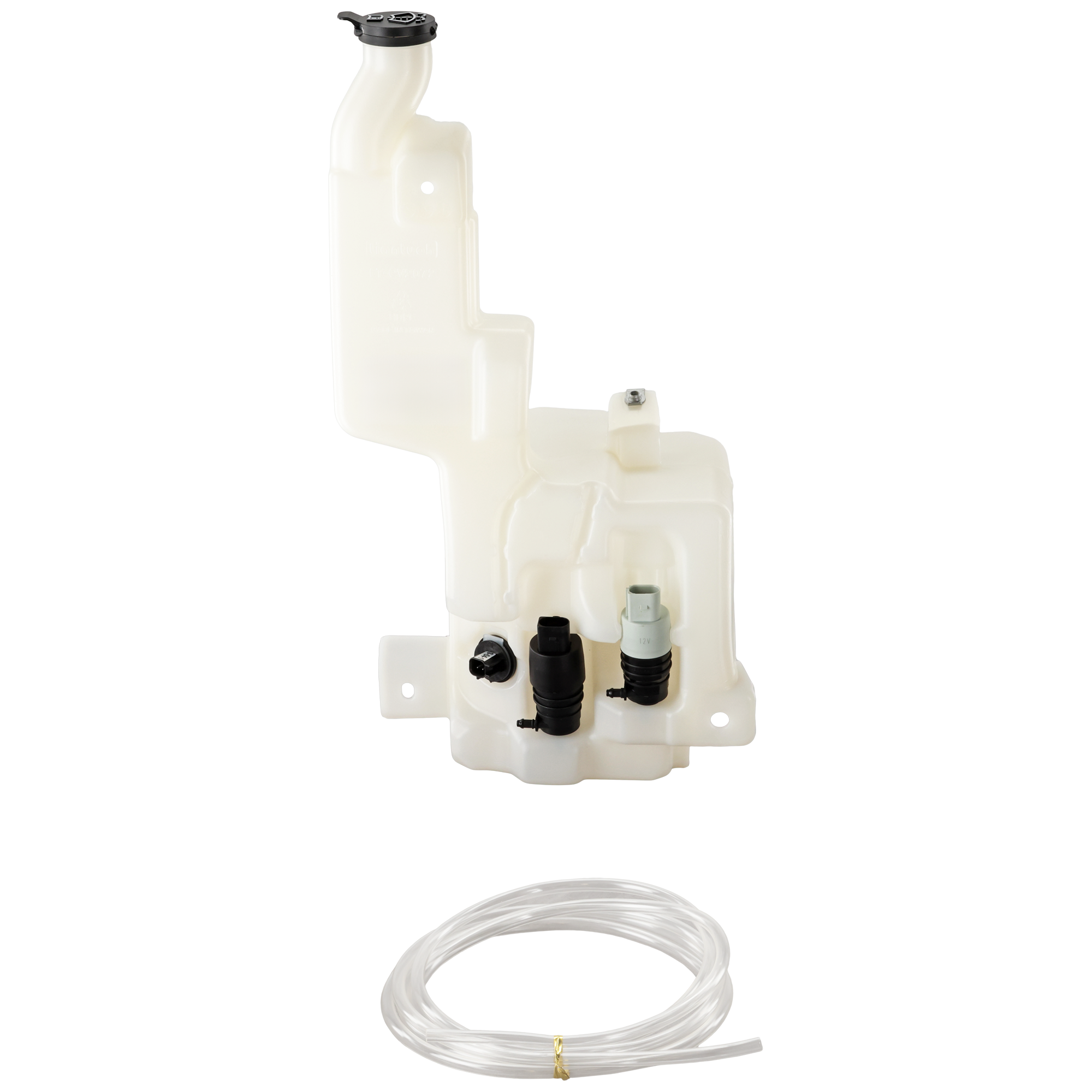 AM ESCALADE SUBURBAN YUKON 15-20 WASHER RESERVOIR Assy w Cap Dual Pump and Sensor SKU RC37050004 Partslink GM1288234 OEM 23146201 PFM 13227300-23168044