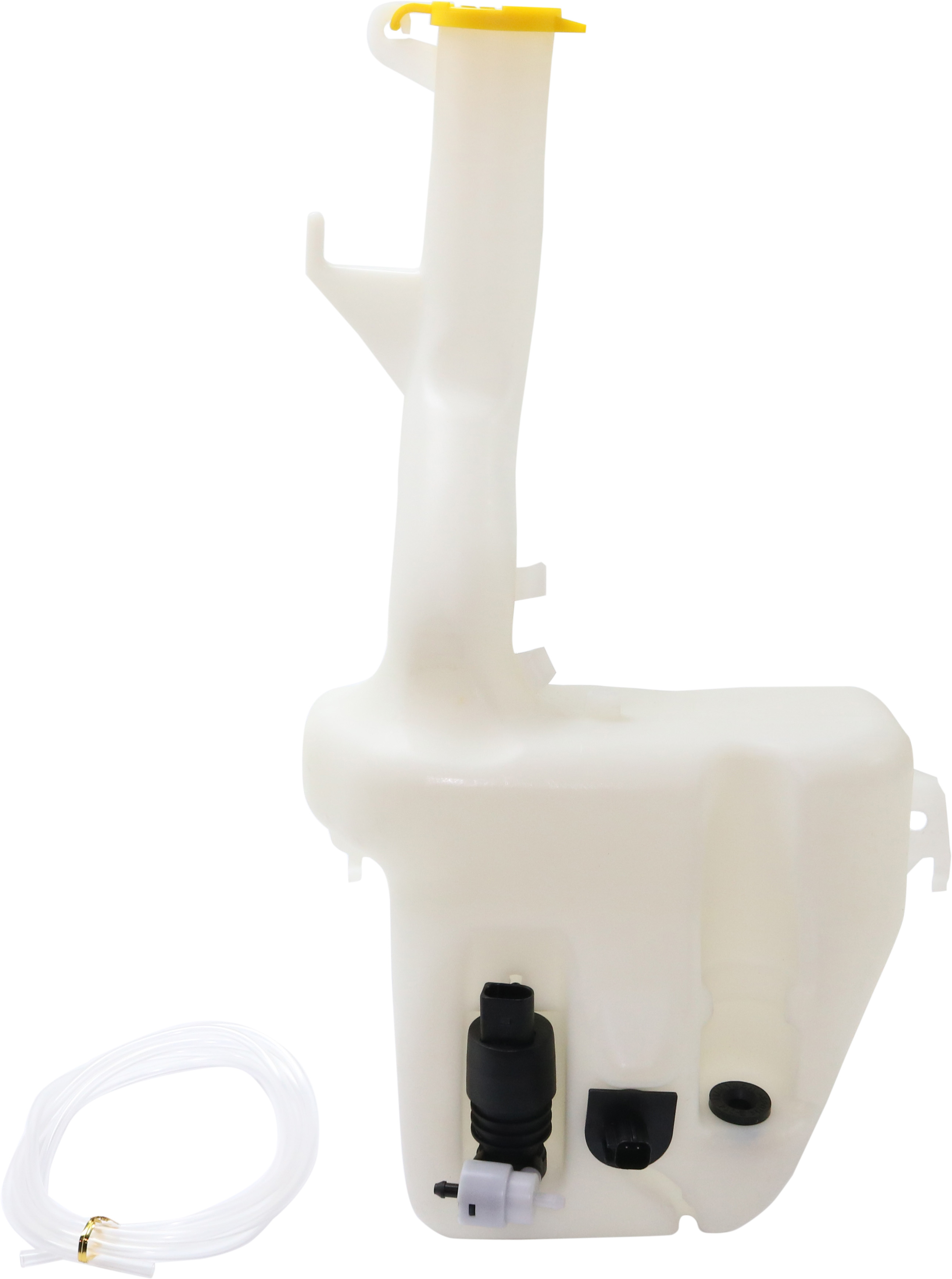 AM GRAND CARAVAN TOWN AND COUNTRY 08-10 WASHER RESERVOIR Assy w Cap Pump and Sensor w HLW Holes SKU RC37050005 Partslink CH1288266 OEM 68028584AA PFM