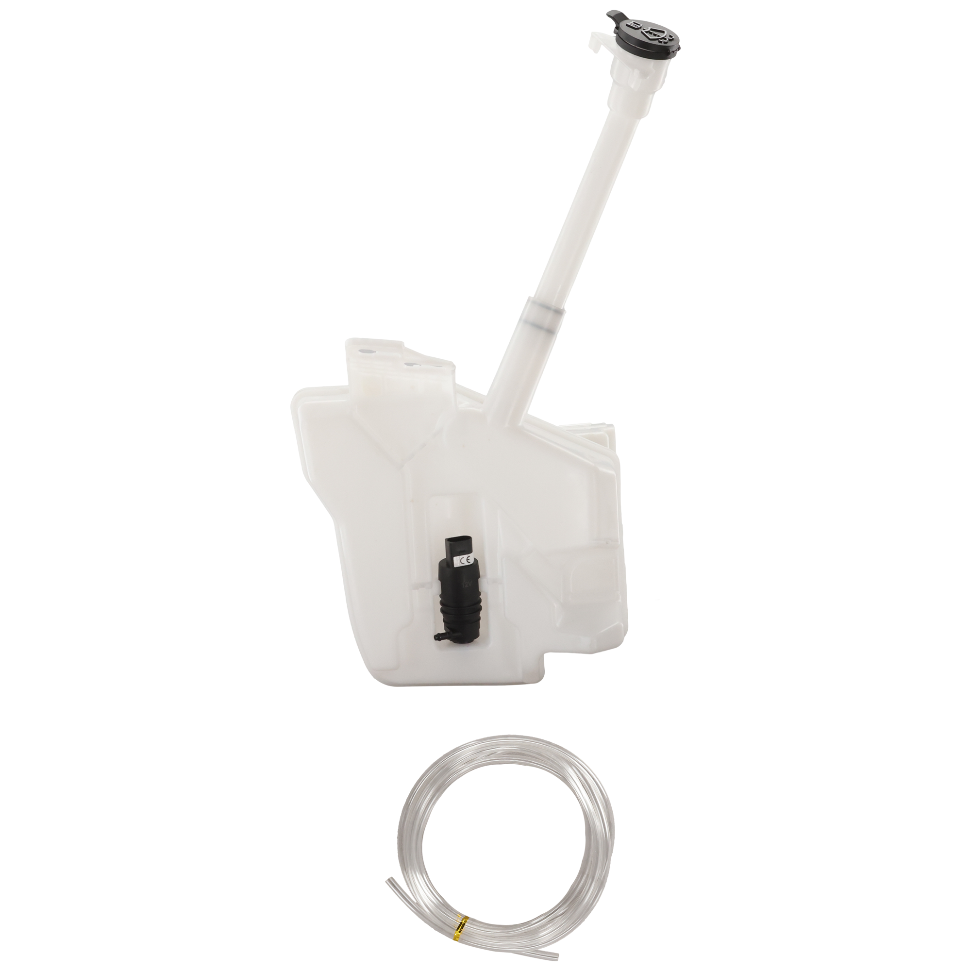 AM CRUZE 16-19 WASHER TANK w Pump Inlet and Cap w Fog Light Holes SKU RC37050016 Partslink GM1288252 OEM 84036025 PFM