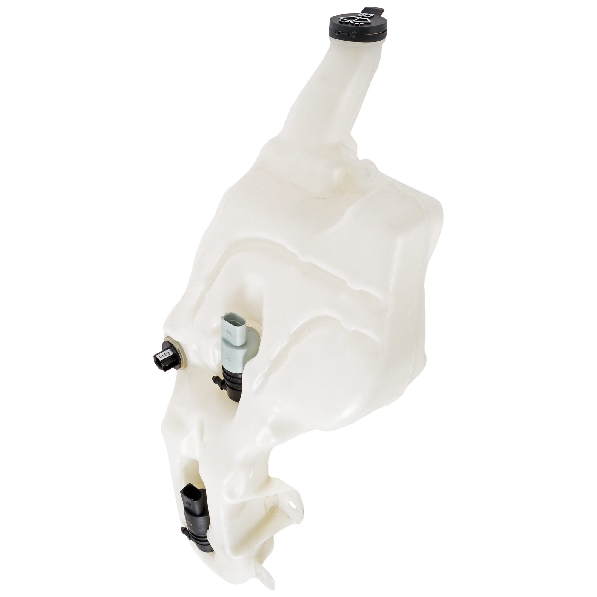 AM XT5-18-19 WASHER RESERVOIR Assembly w Pump Cap and Sensor Hole SKU RC37050036 Partslink GM1288278 OEM 84766304