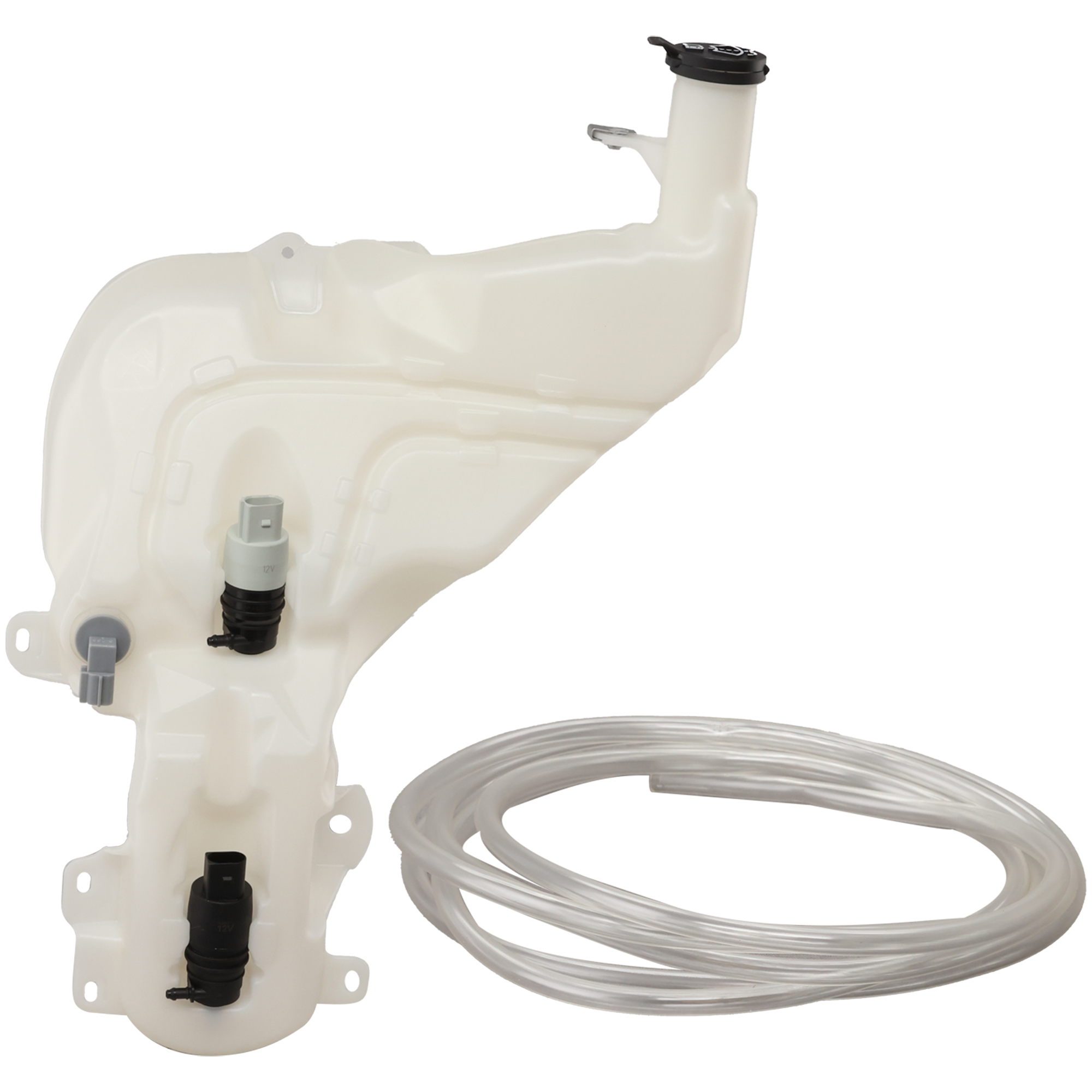 AM BLAZER 19-25 WASHER RESERVOIR Assembly w Cap Pump and Sensor SKU RC37050057 Partslink GM1288297 OEM 84757867
