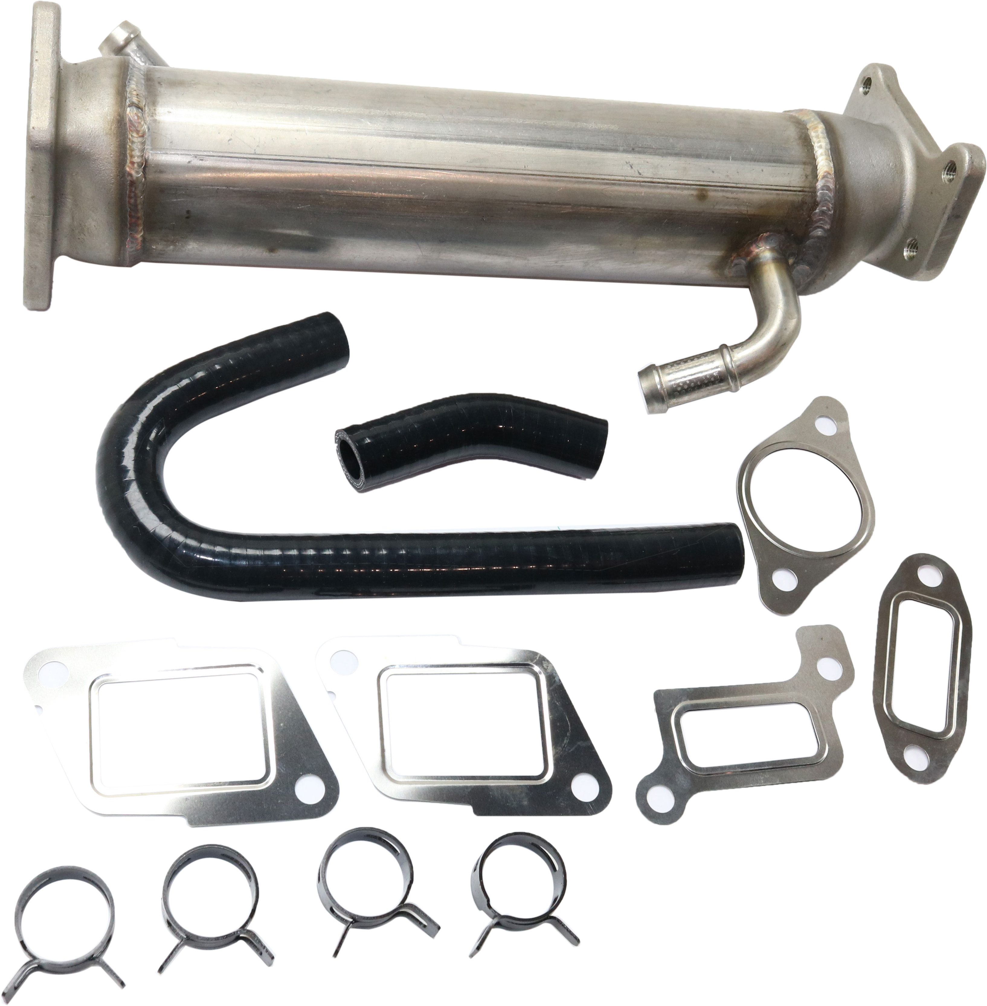 AM SILVERADO SIERRA FULL SIZE PICKUP 04-05 EGR COOLER KIT with Gaskets 8 Cyl 6.6L Diesel eng. SKU RC38230001 OEM 97303654