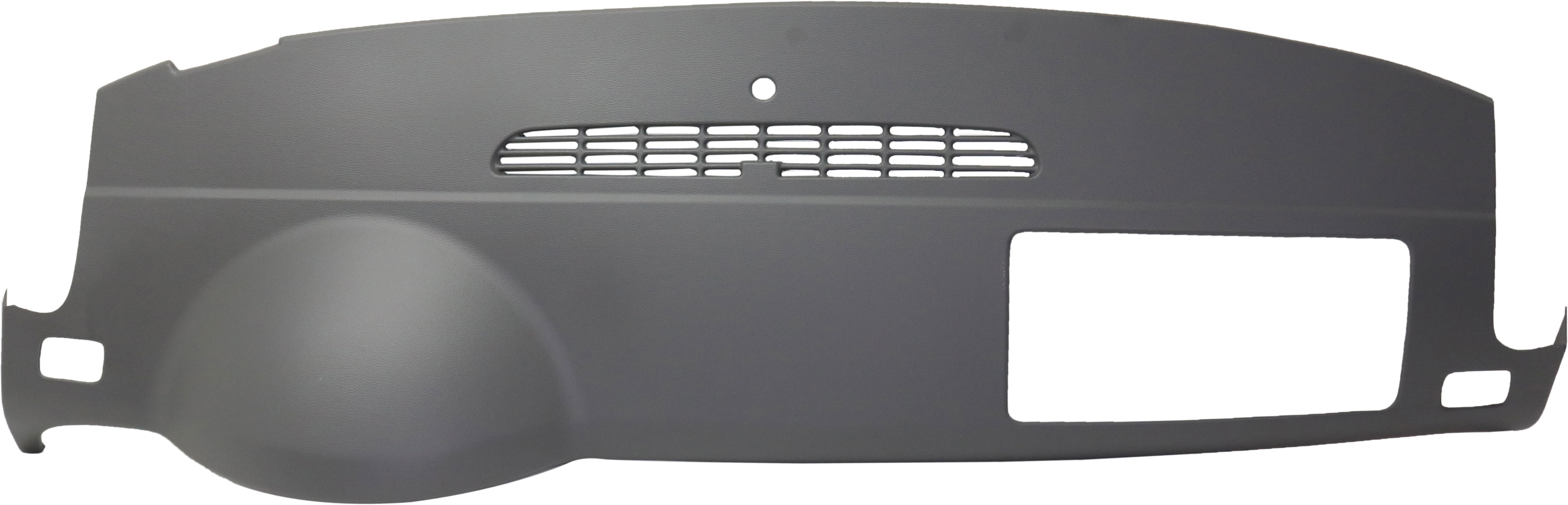 AM TAHOE YUKON 07-14 DASH COVER Molded Overlay Over Factory Dash 1 Piece Design ABS Thermoplastic Titanium Defroster Grille w o Speaker Holes SKU RC40110003T