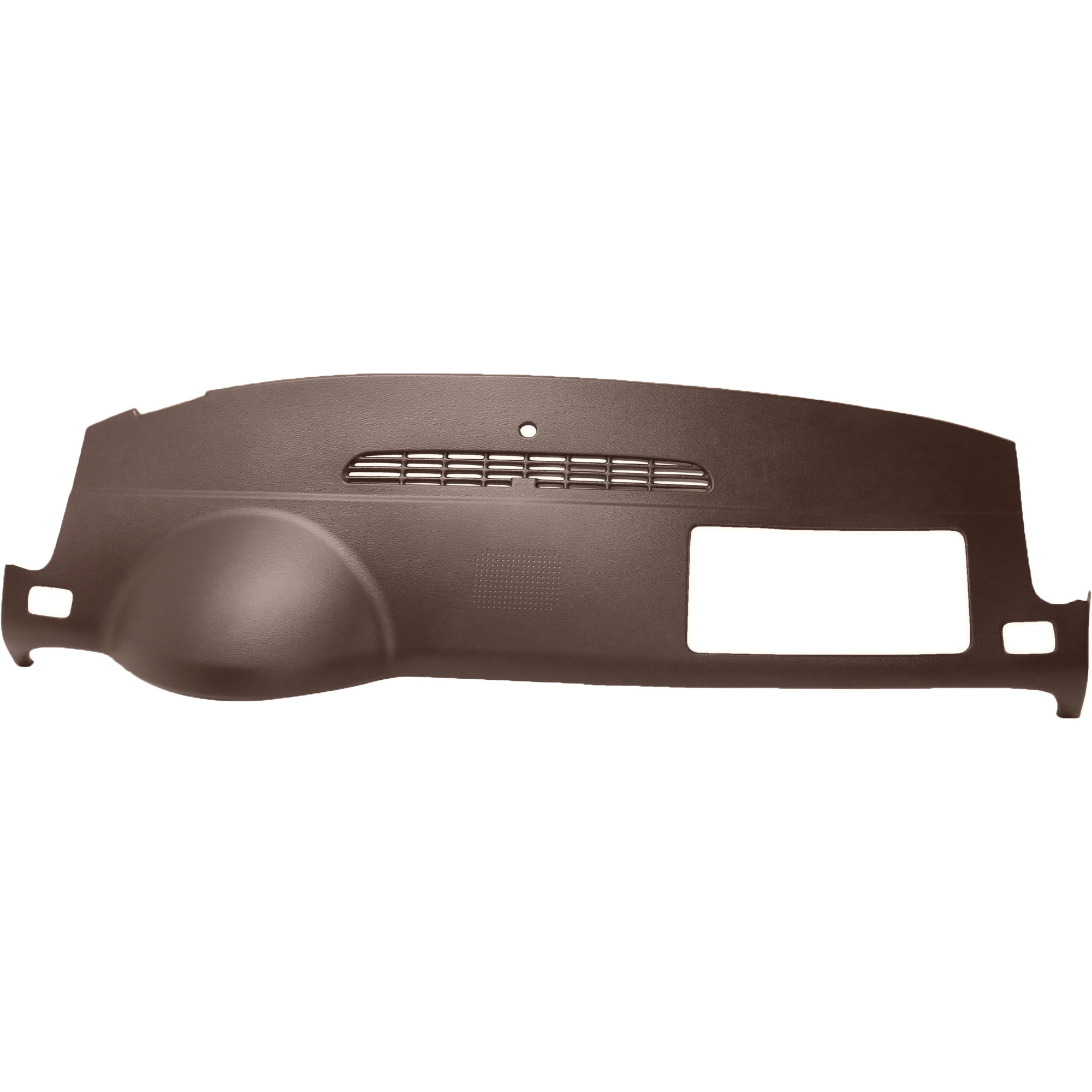 AM TAHOE YUKON 07-14 DASH COVER Molded Overlay Over Factory Dash Dark Brown ABS Thermoplastic 1 Piece Design Defroster Grille w Speaker Holes SKU RC40110004C