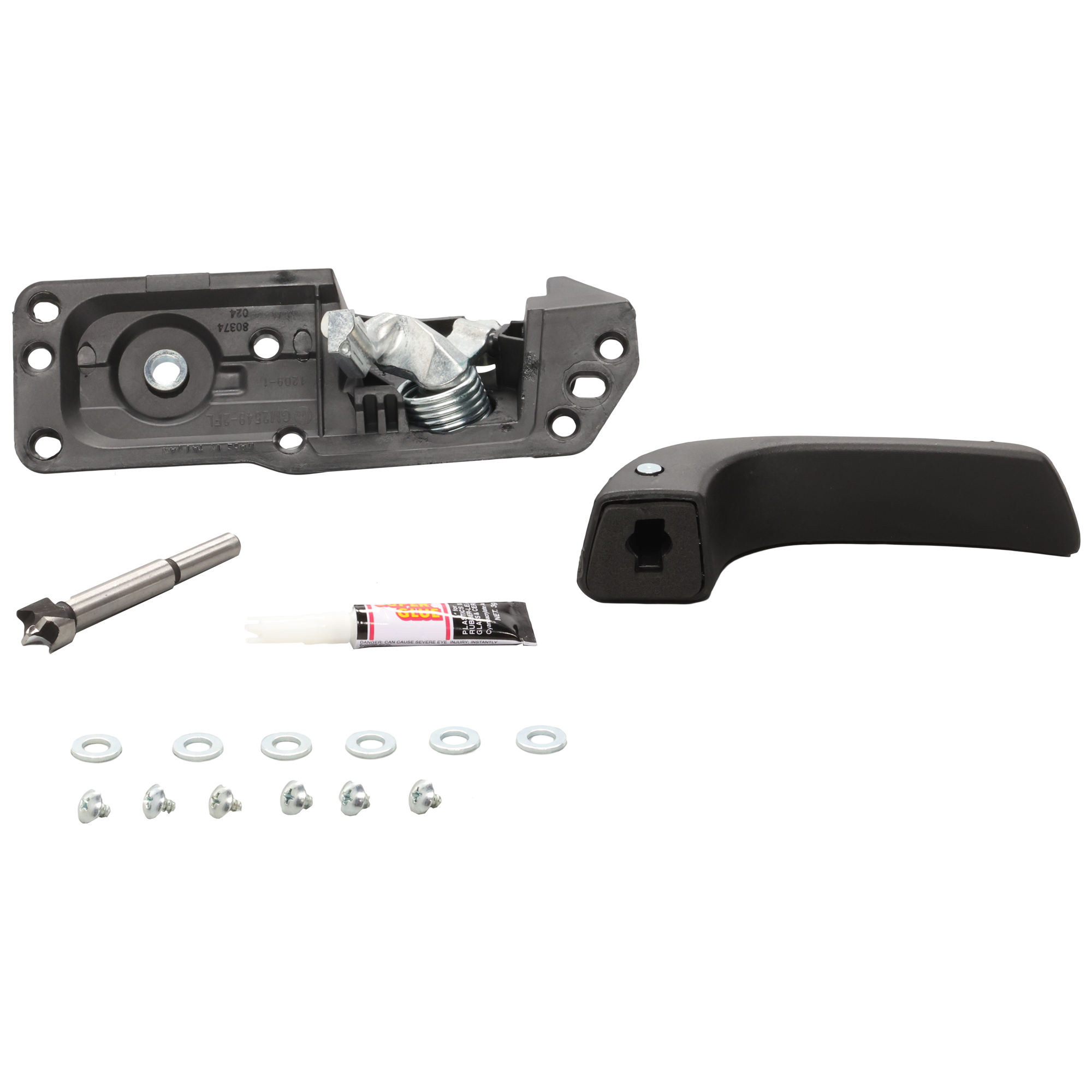 AM SILVERADO SIERRA 1500-07-13-2500 HD 3500 HD 07-10 INSIDE DOOR TRIM PANEL LH Power Locks Textured Black SKU RC46710004 OEM 20833602