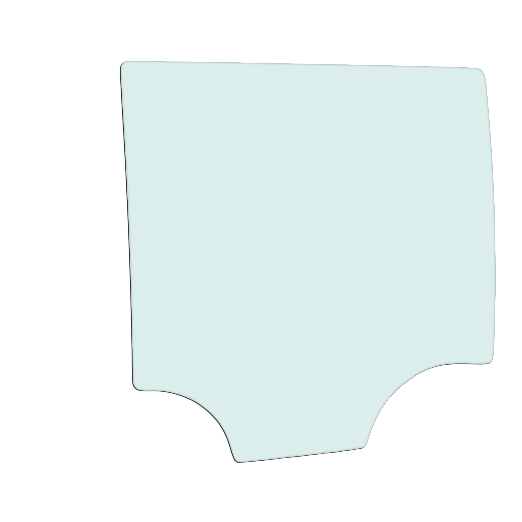 AM SUBURBAN YUKON XL 15-20 REAR DOOR GLASS RH Green Tint w Solar SKU RC48130053 OEM 20979101-84321996