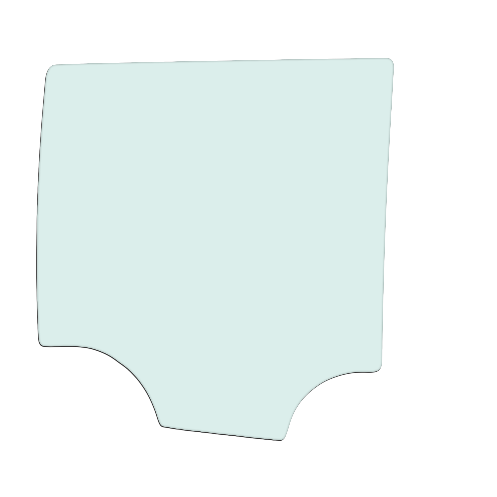 AM SUBURBAN YUKON XL 15-20 REAR DOOR GLASS LH Green Tint w Solar SKU RC48130054 OEM 20979100-84321995