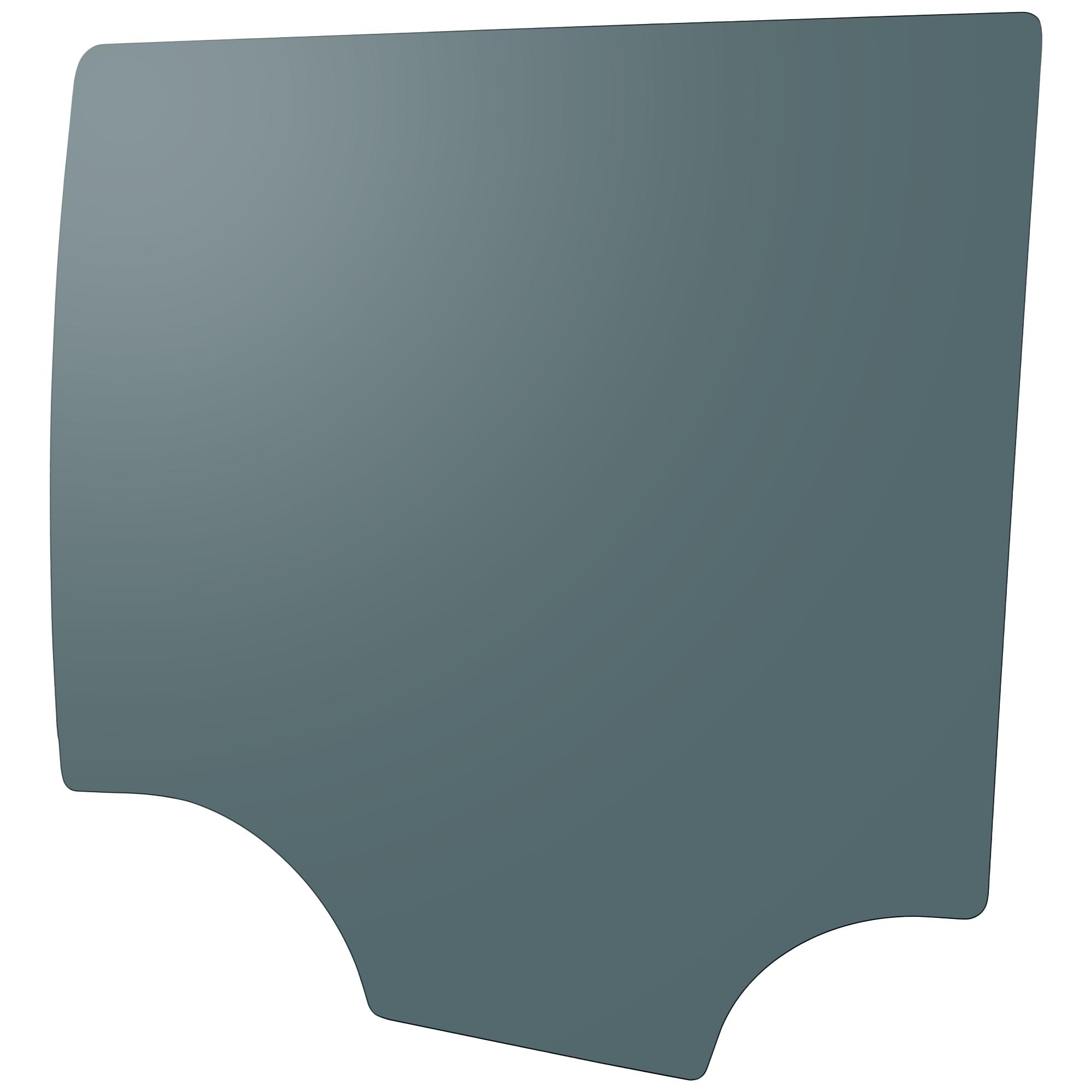 AM SUBURBAN YUKON XL 15-20 REAR DOOR GLASS LH Gray Tint Privacy w Solar SKU RC48130056 OEM 84321993