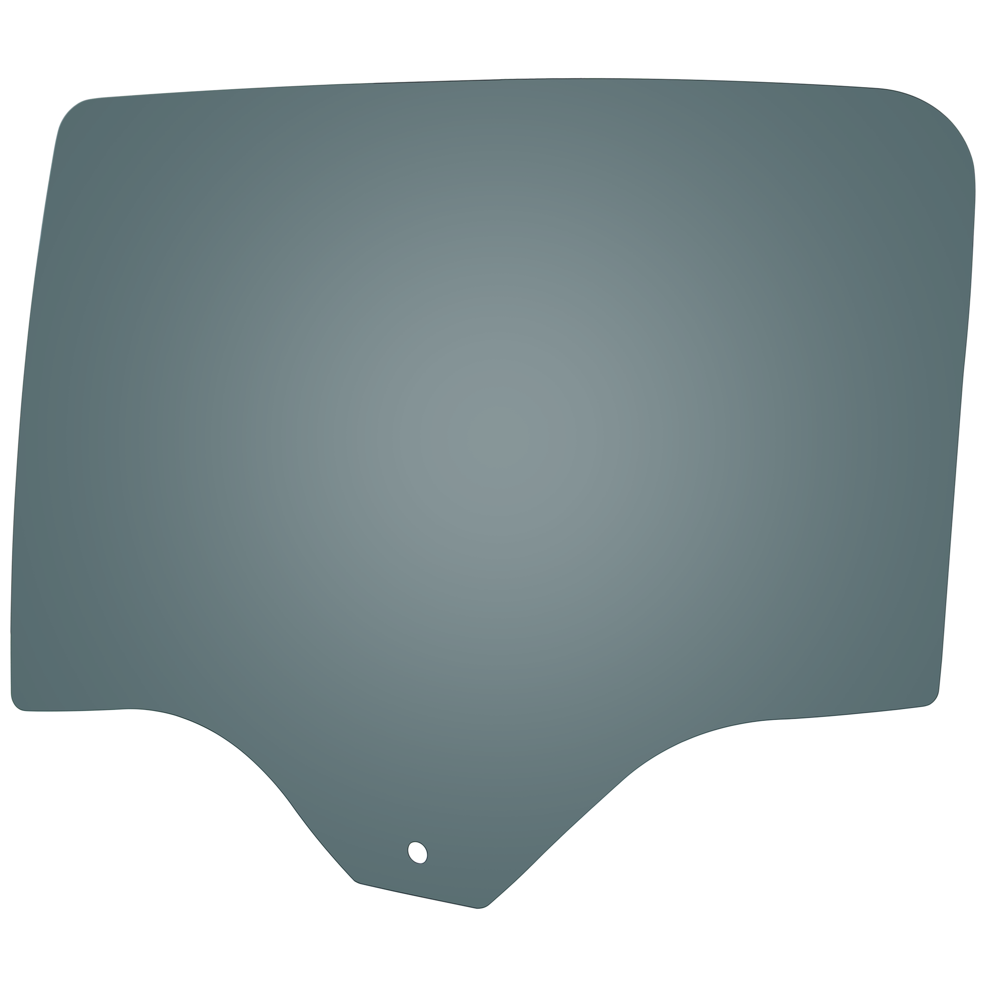 AM COLORADO CANYON 15-22 REAR DOOR GLASS LH Gray Tint Privacy w Solar Crew Cab SKU RC48130060 OEM 84516124
