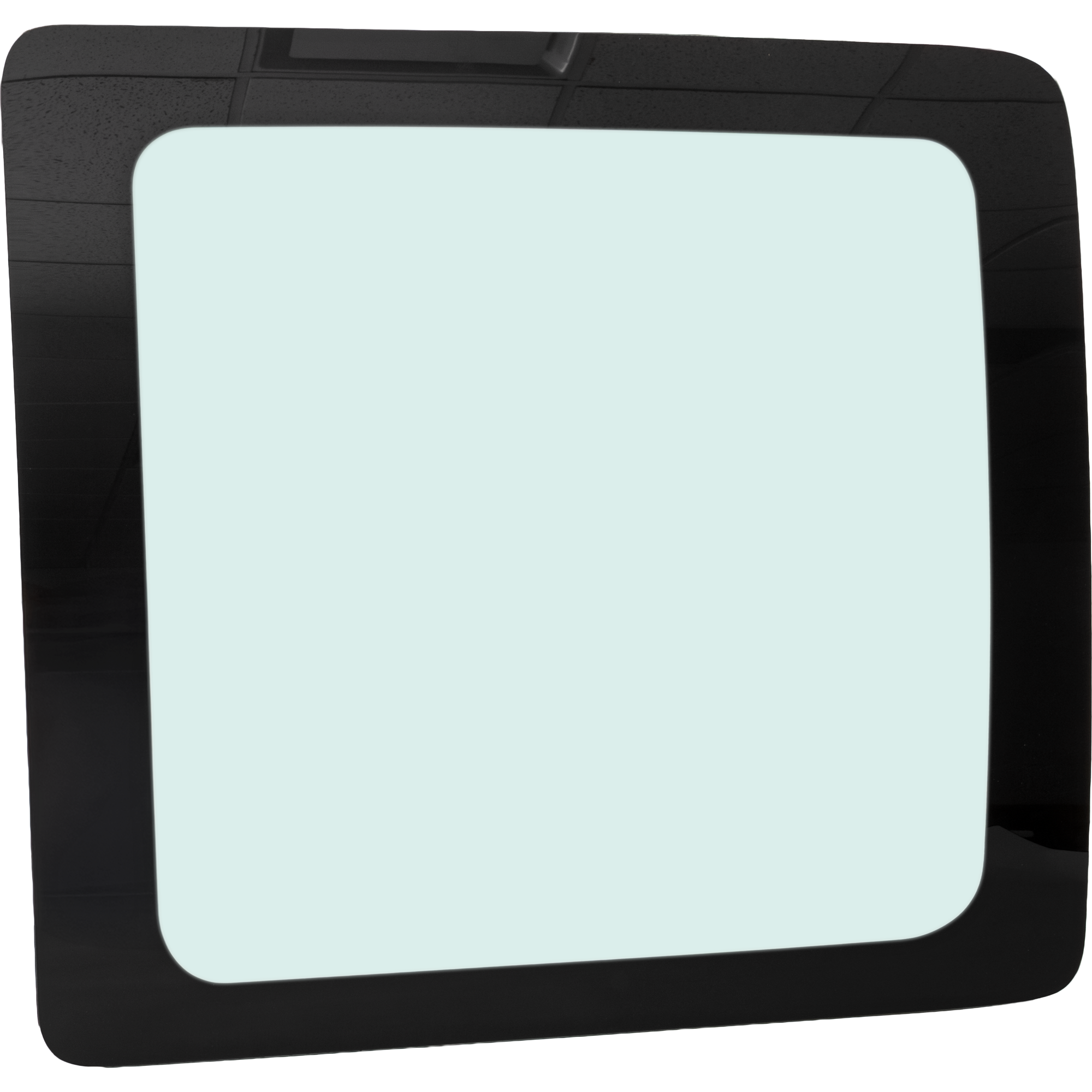 AM CHEVROLET EXPRESS GMC SAVANA 96-22 REAR DOOR GLASS RH Front Section Greent Tint Stationary Glass w Solar Clip SKU RC48130083 OEM 25751995