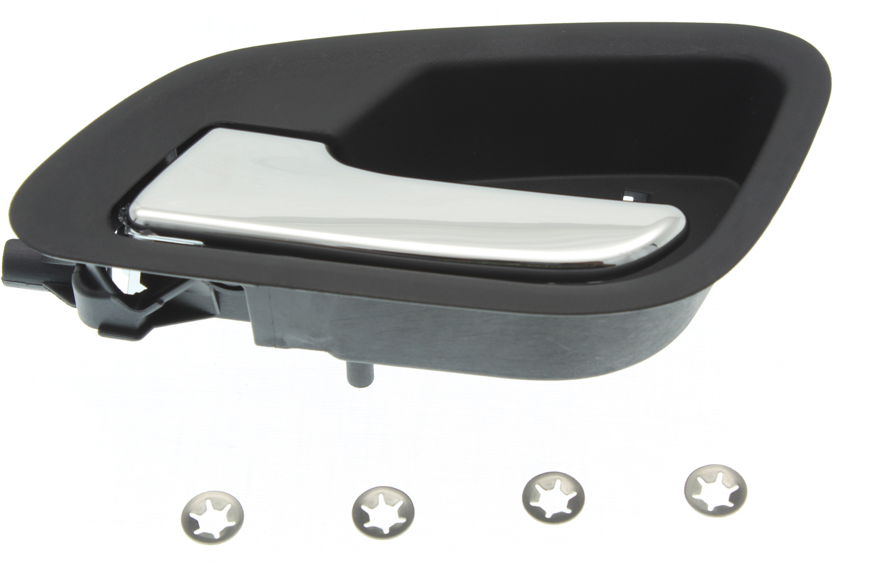 AM COLORADO 15-20 REAR INTERIOR DOOR HANDLE LH Chr Lever Blk Hsng w o Power Lock Hole Crew Cab SKU RC49130008 OEM 23238050 PFM