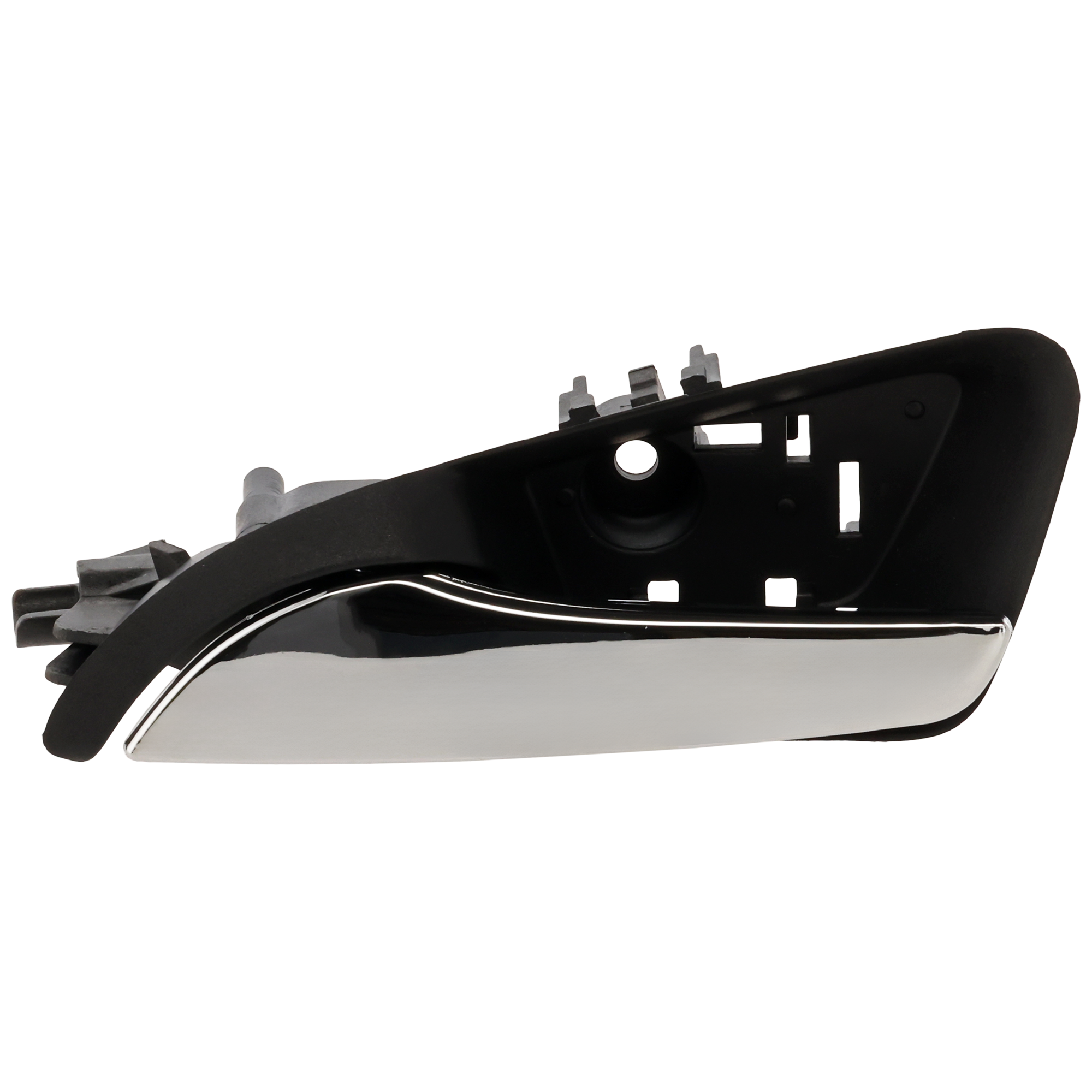 AM CRUZE 16-19 REAR INTERIOR DOOR HANDLE LH Black Bezel w Chrome Lever w Door Lock Hole Sedan SKU RC49130016