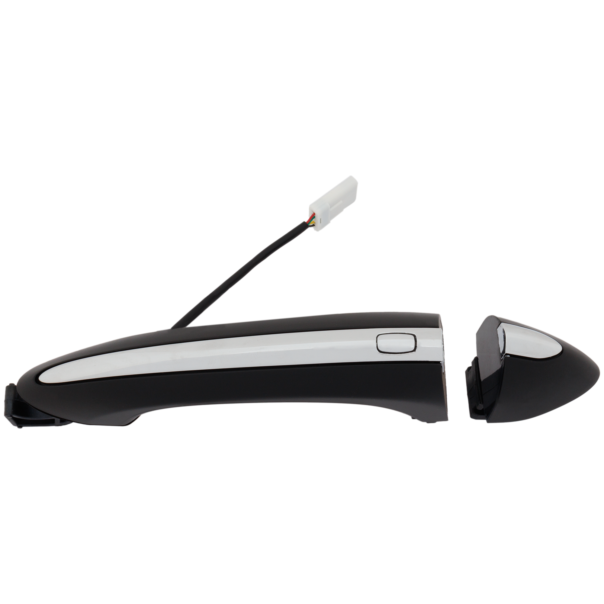 AM CRUZE 16-19 ENVISION 16-20 ENCLAVE 18-24 LACROSSE 17-19 REAR EXTERIOR DOOR HANDLE RH=LH Primed w Chrome Trim w Remote Entry 2 Pins SKU RC49150024 OEM 13531198