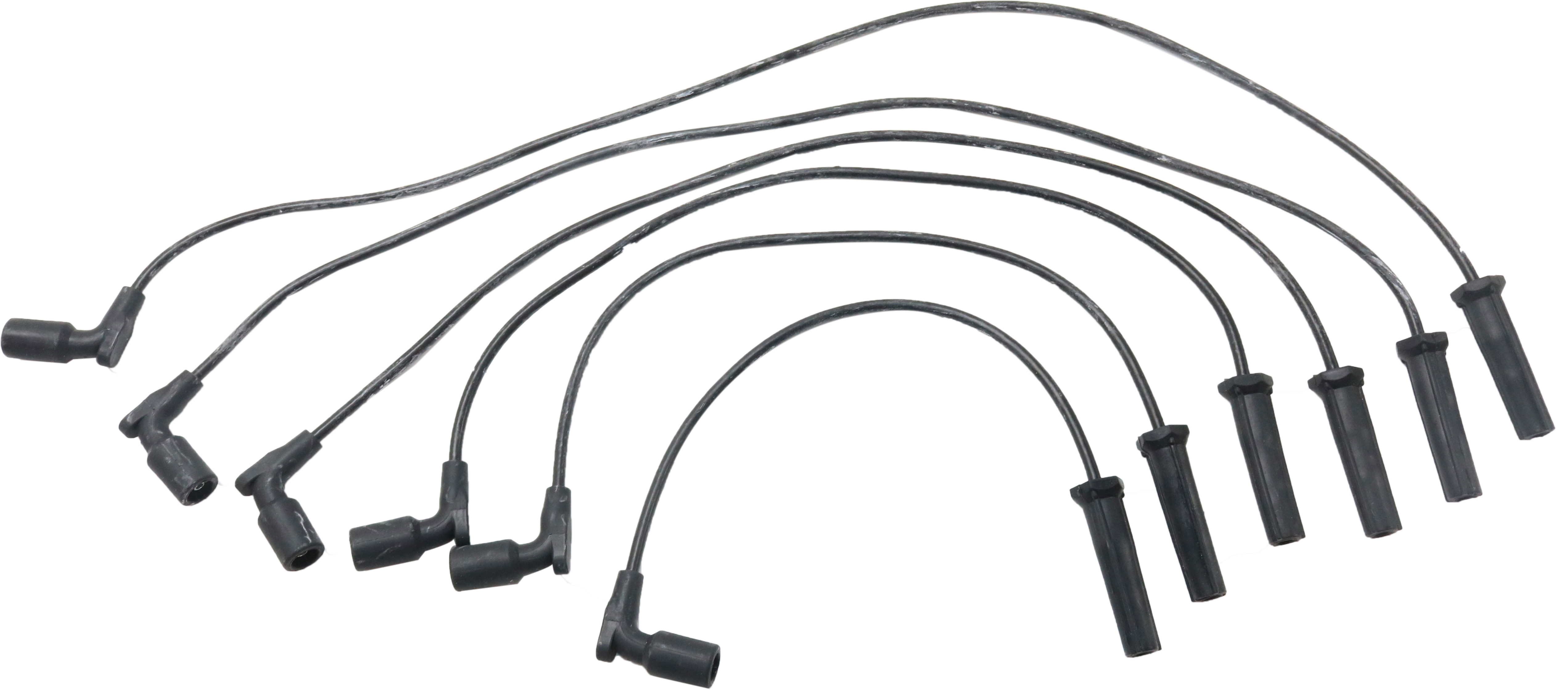 AM MALIBU 04-06 EQUINOX 05-09 SPARK PLUG WIRE SET 7mm long 6 leads SKU RC50480001