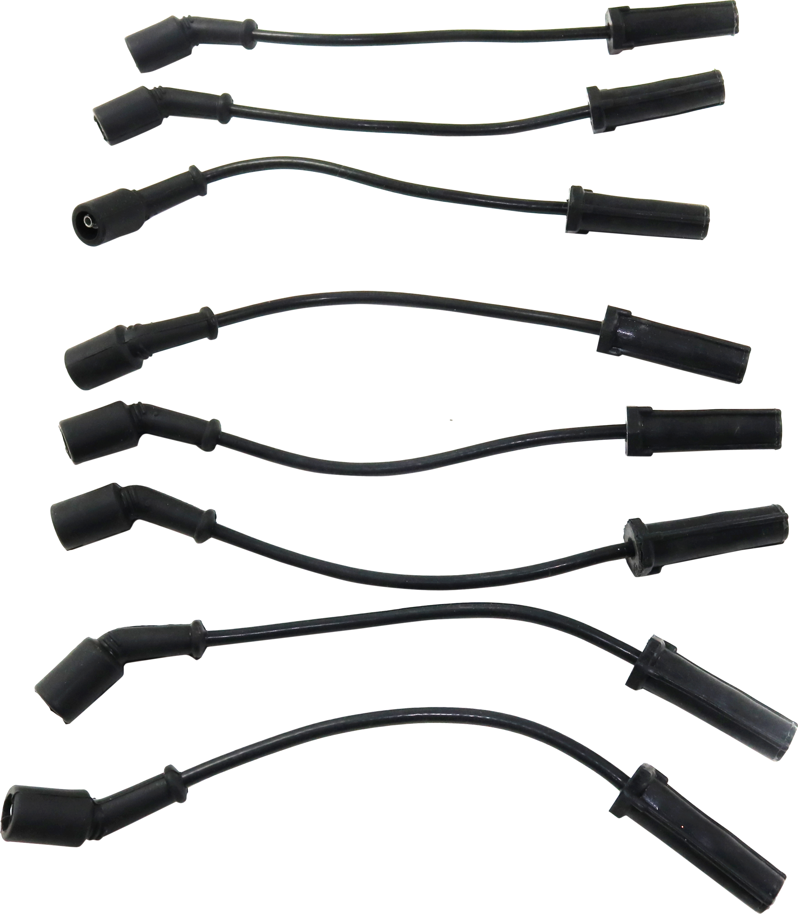 AM CORVETTE 14-19 TAHOE 15-21 IGNITION WIRE 8 Wires Black wire finish SKU RC50480003