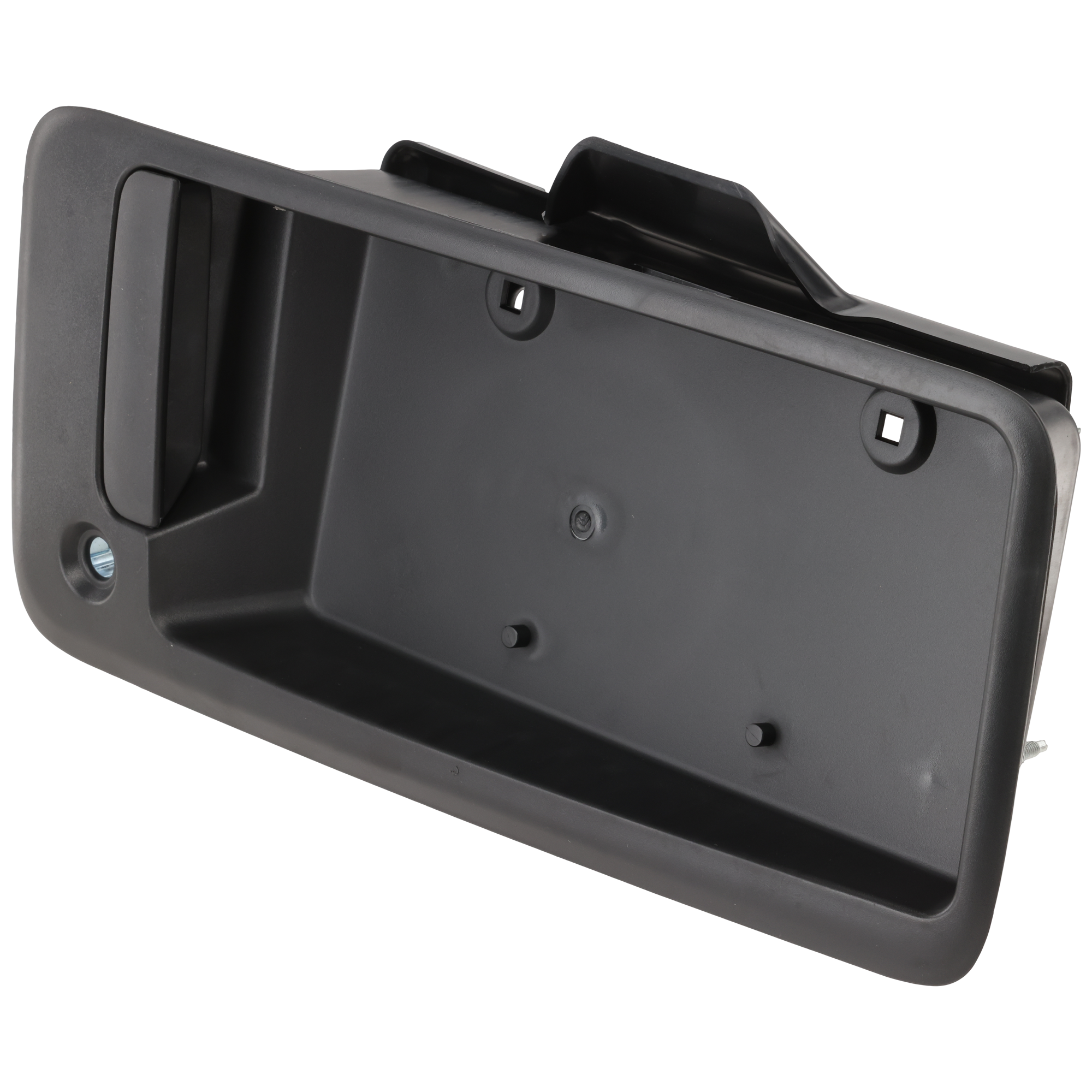 AM EXPRESS VAN SAVANA 13-21 TAILGATE HANDLE Outside Back Door Textured Black w License Bracket w Keyhole SKU RC58070021 OEM 23489984