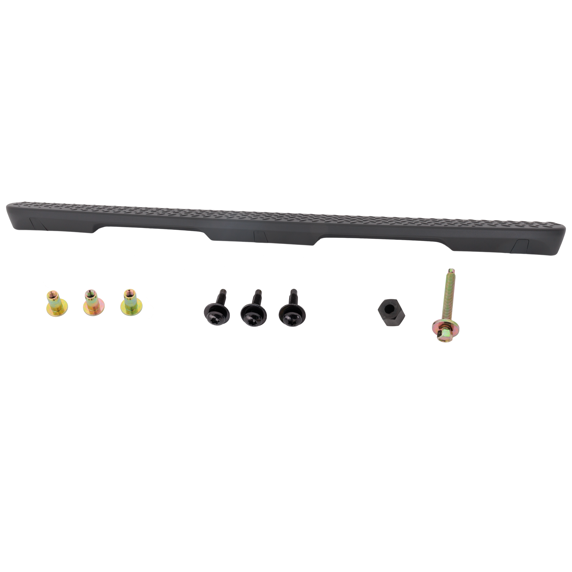 AM SILVERADO 99-05 SIERRA 99-07 TAILGATE MOLDING Textured Black Spoiler Fleetside w o Accessories Base SL Models Includes 2007 Classic SKU RC58450008 OEM 15932261 PFM