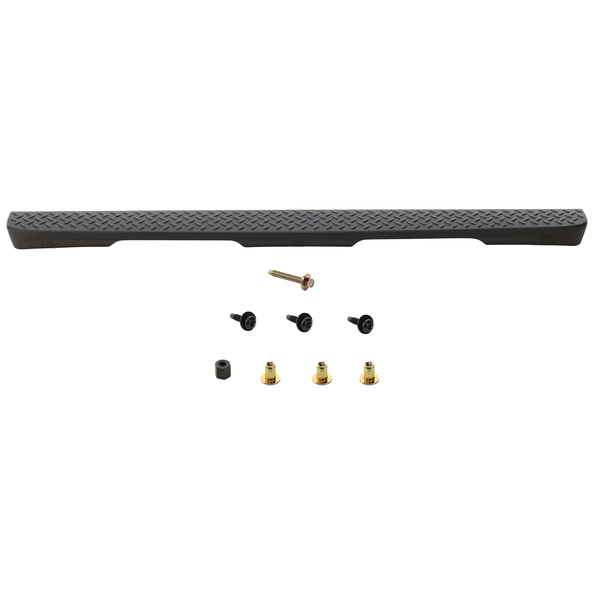AM CANYON COLORADO 04-12 TAILGATE MOLDING Spoiler Textured Black Dealer Installed w Accessories SKU RC58450012 OEM 12498392 PFM
