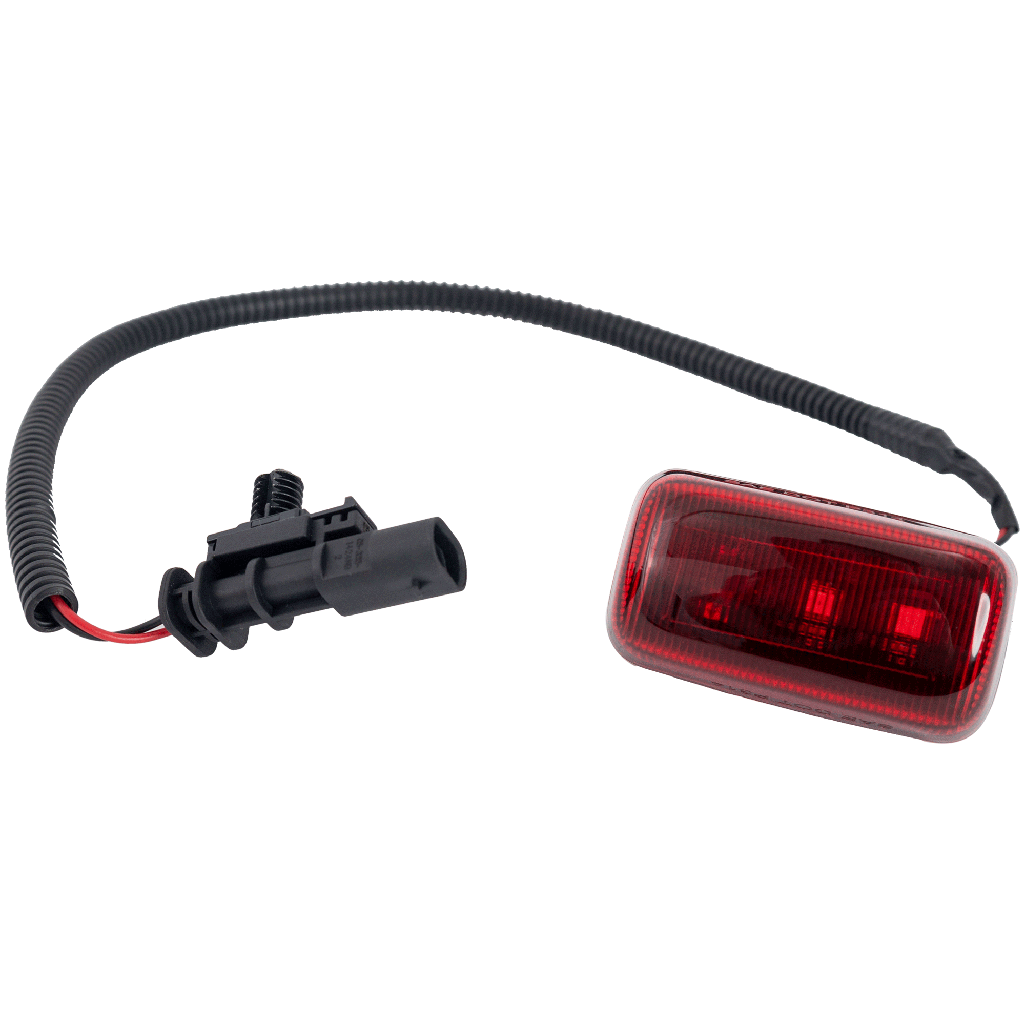 AM SILVERADO SIERRA 2500 HD 3500 HD 20-24 REAR SIDE MARKER LAMP RH=LH Lens and Housing Red Rear Lamp CAPA SKU RC73190001Q Partslink GM2860115C OEM 84871926