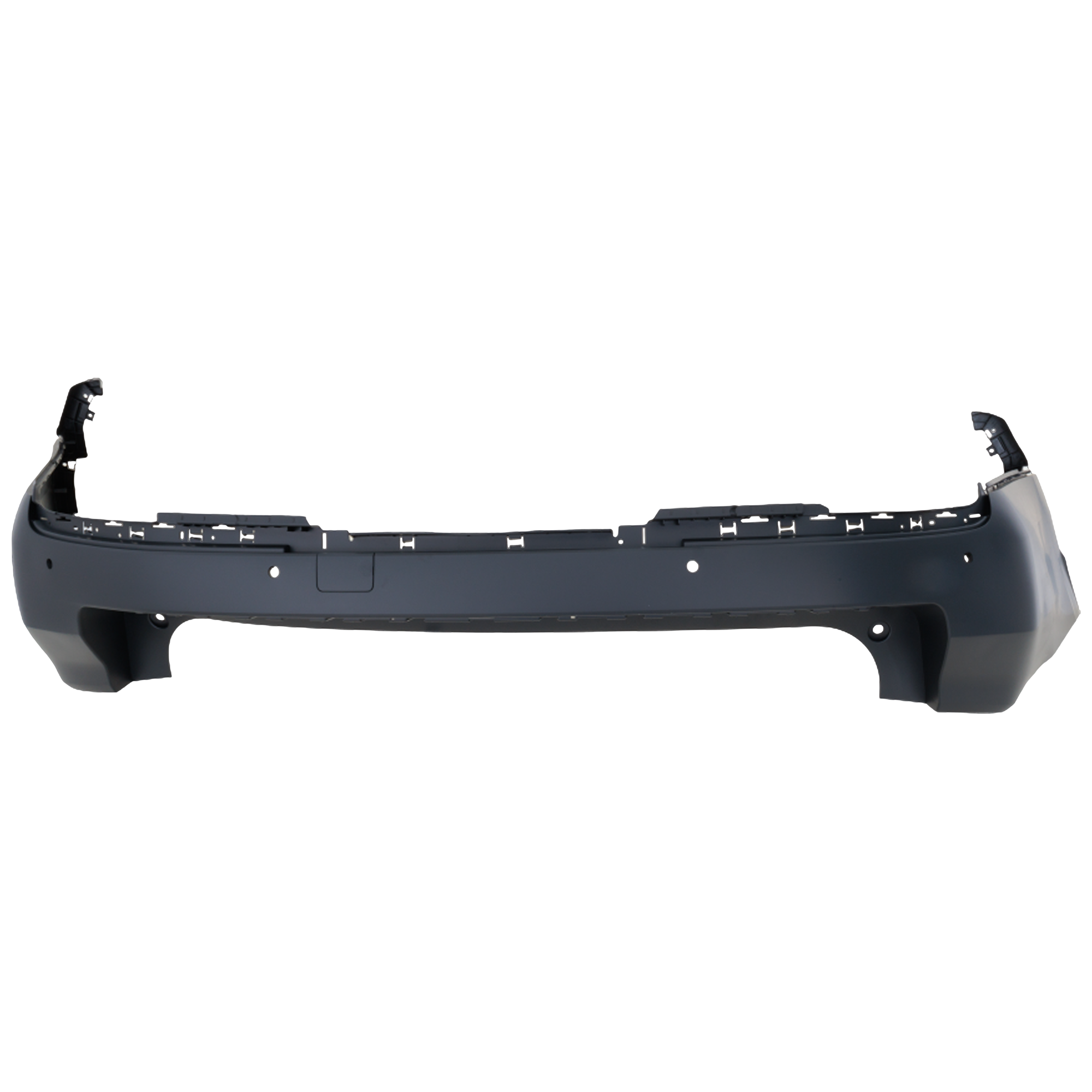 AM TAHOE YUKON 21-24 REAR BUMPER COVER Upper Primed w Parking Aid Sensor Holes w Blind Spot Bracket w o Super Cruise SKU RC76010063P Partslink GM1100A40 OEM 87814042-84806239