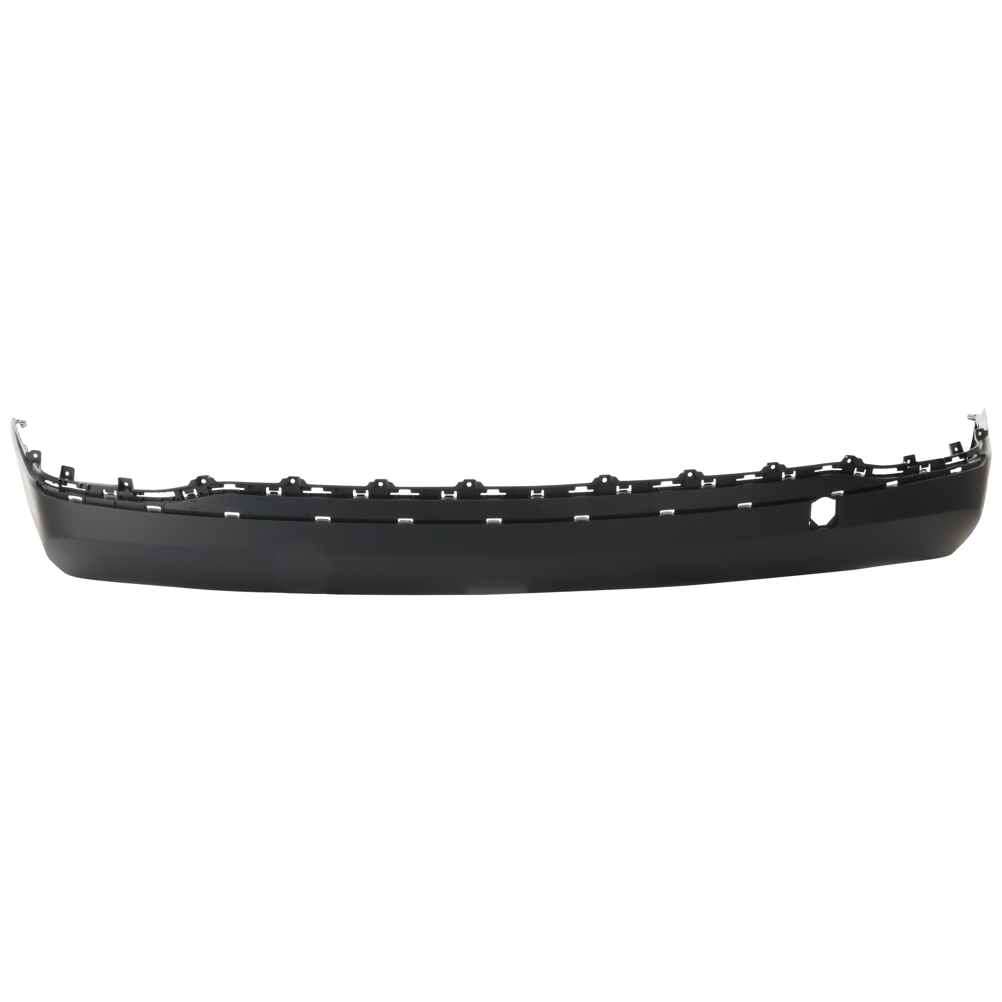AM EQUINOX 18-21 REAR BUMPER COVER Lower Textured w Single Exhaust Holes w o Blind Spot Sensor Holes 1st Design SKU RC76010101 Partslink GM1115140 OEM 84150896