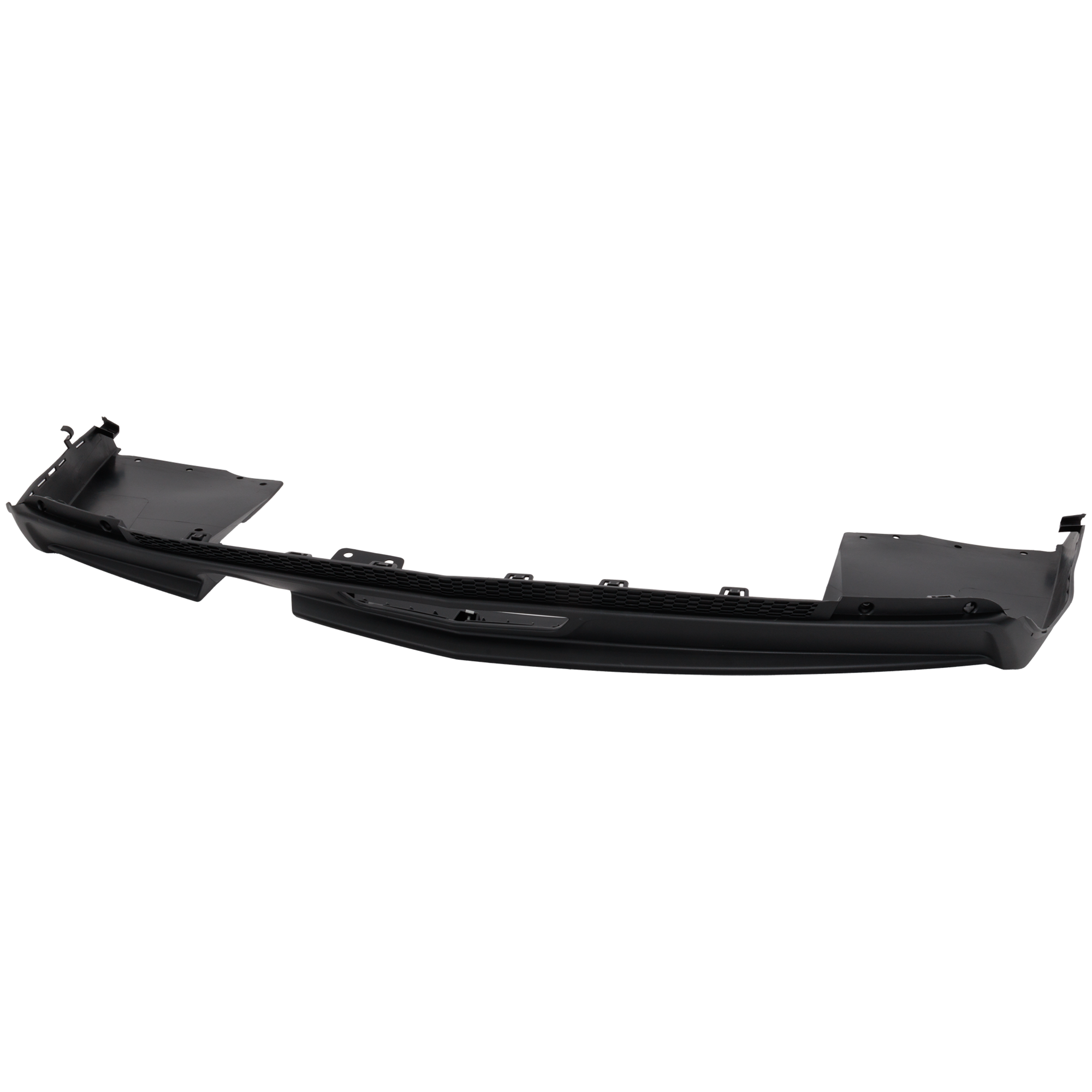AM ATS 13-18 REAR LOWER VALANCE Lower Cover Textured Black w Single Exhaust Hole Sedan SKU RC76430023 Partslink GM1195157 OEM 22840477