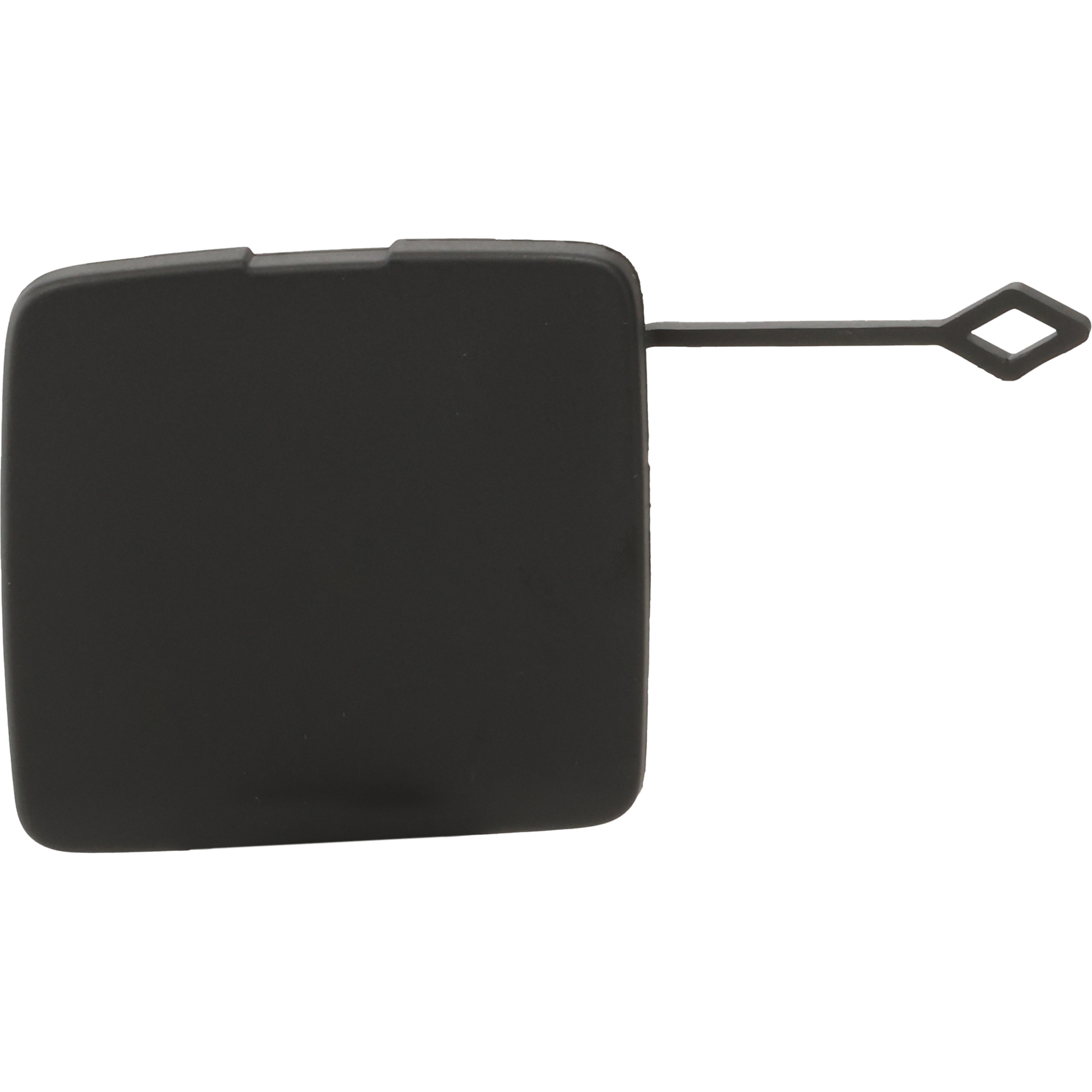 AM ATS 15-19 REAR BUMPER TOW HOOK COVER LH Primed Plastic Coupe Exc. V Model SKU RC76690018 Partslink GM1129134 OEM 23446059