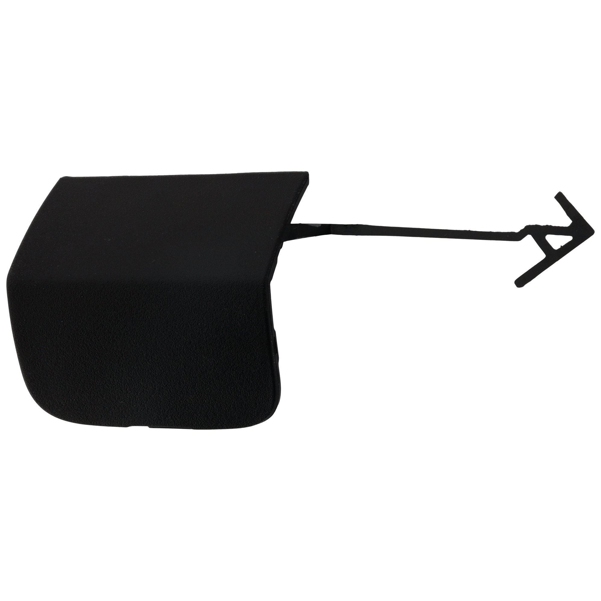 AM TRAILBLAZER 21-24 REAR BUMPER TOW HOOK COVER Textured Plastic L LS Models SKU RC76690019 Partslink GM1129143 OEM 42620496