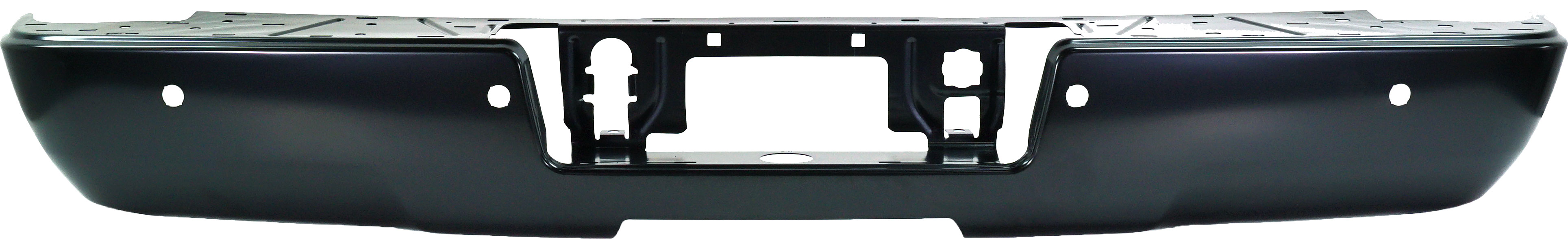 AM SILVERADO SIERRA 1500-14-18 STEP BUMPER FACE BAR ONLY w o Pad w Pad Provision w o Mounting Bracket High Strength Steel Black w o Corner Step 19-19 Silverado 1500 LD Sierra 1500 Limited SKU RC82560010 HSS OEM 23108143 PFM