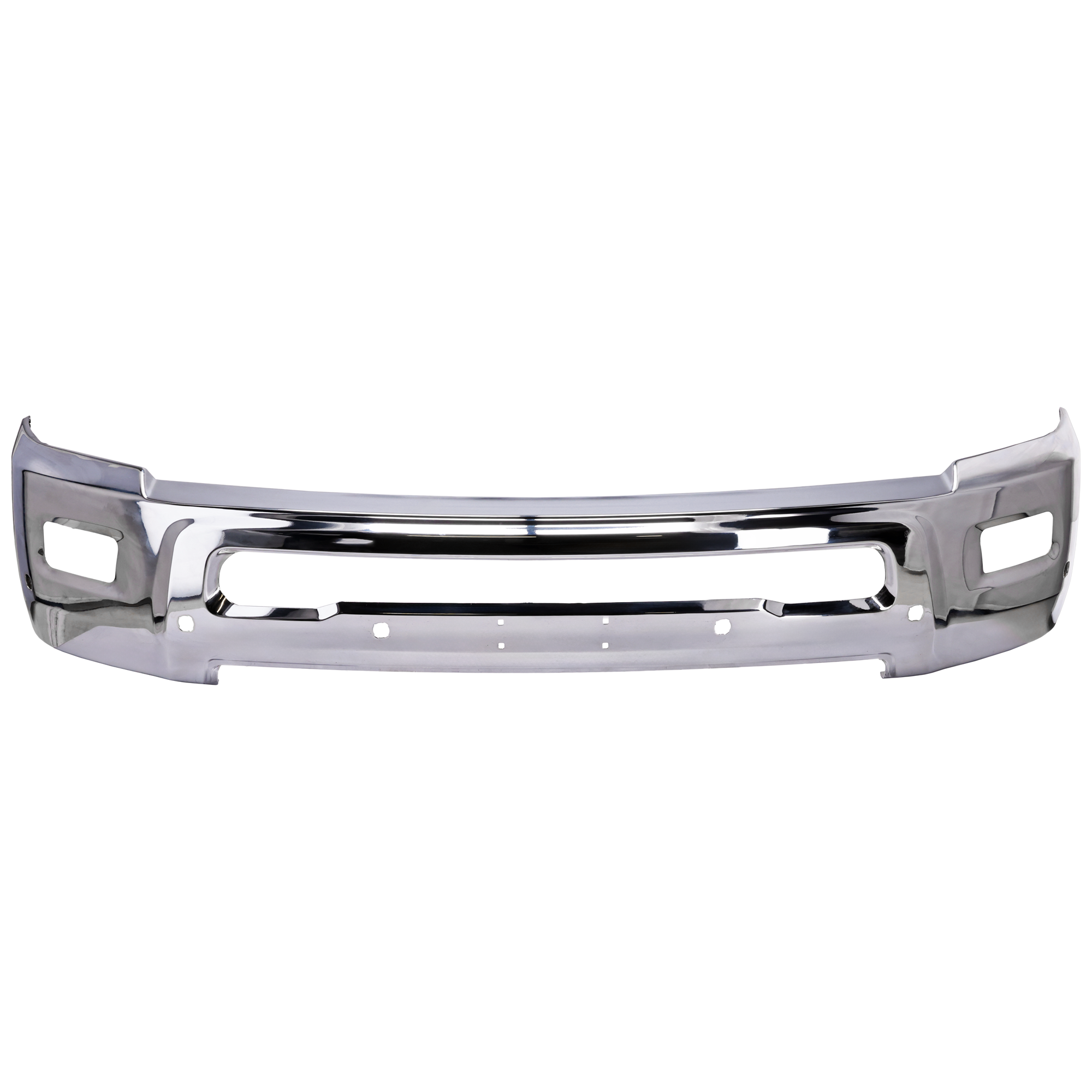 AM RAM 2500-3500 PICK UP 16-18 FRONT BUMPER Chrome w Fog Light Holes w Parking Aid Sensor Holes SKU RD01010006 Partslink CH1002405 OEM 68260085AA