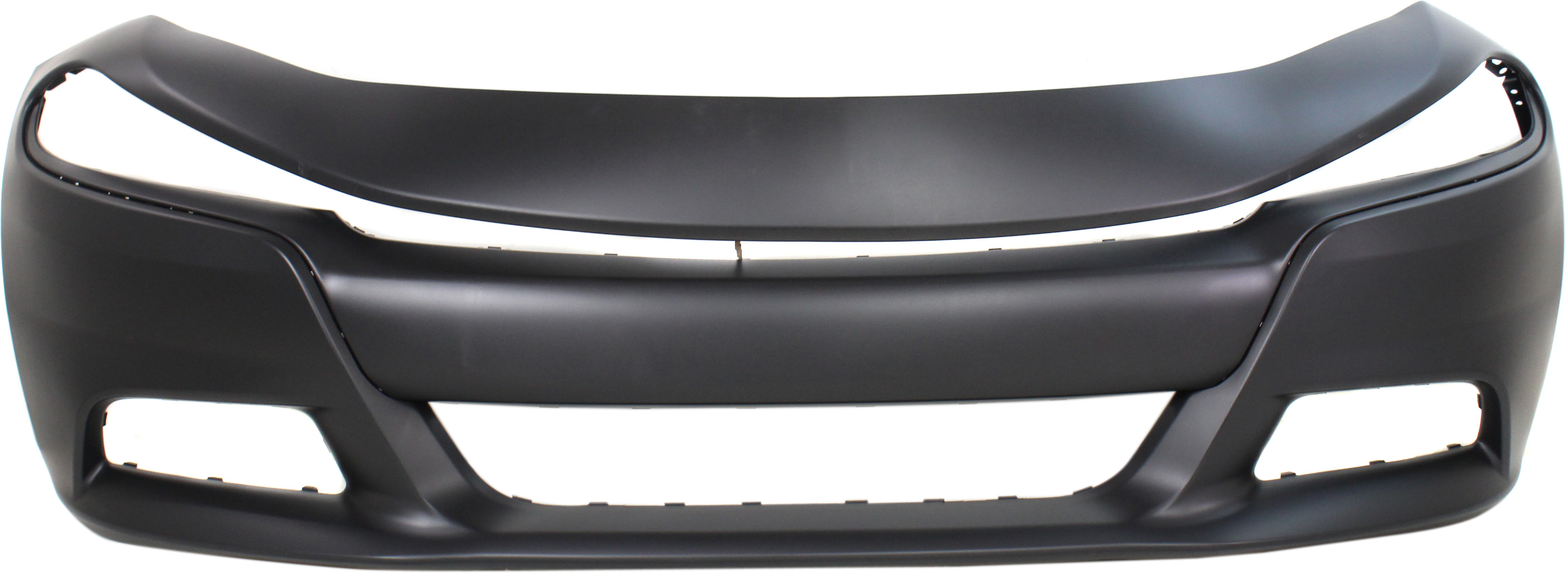 AM CHARGER 15-23 FRONT BUMPER COVER Primed w o Hood Scoop CAPA SKU RD01030001PQ Partslink CH1000A24C OEM 68267765AC