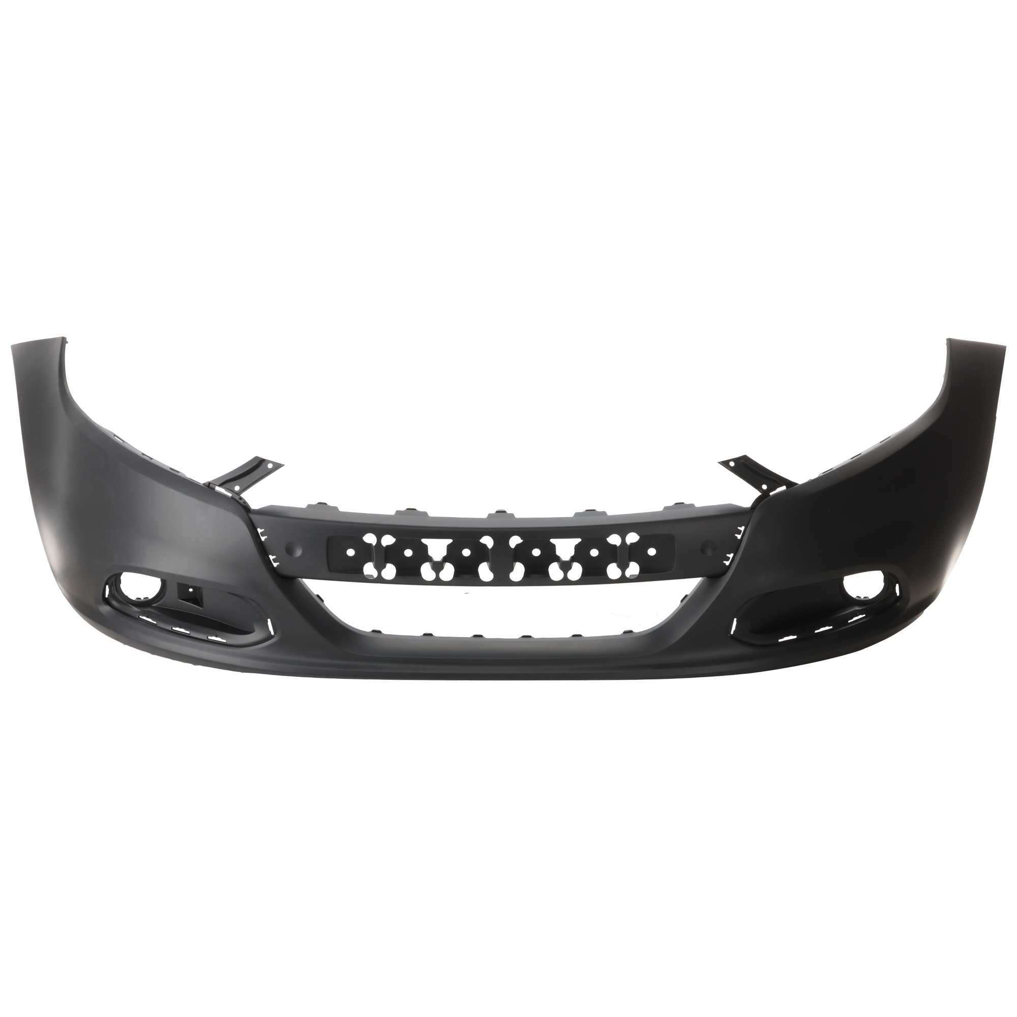 AM DART 13-16 FRONT BUMPER COVER Primed w o Tow Hook Holes CAPA SKU RD01030002PQ Partslink CH1000A29C OEM 1TS71TZZAE