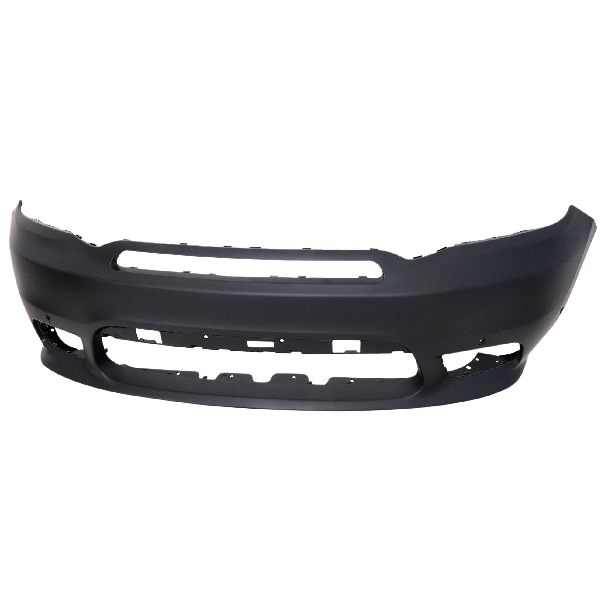 AM DURANGO 18-20 FRONT BUMPER COVER Primed GT 19-20 R T SRT Models w Park Assist Sensor Holes CAPA SKU RD01030006PQ Partslink CH1000A38C OEM 6PN54TZZAA