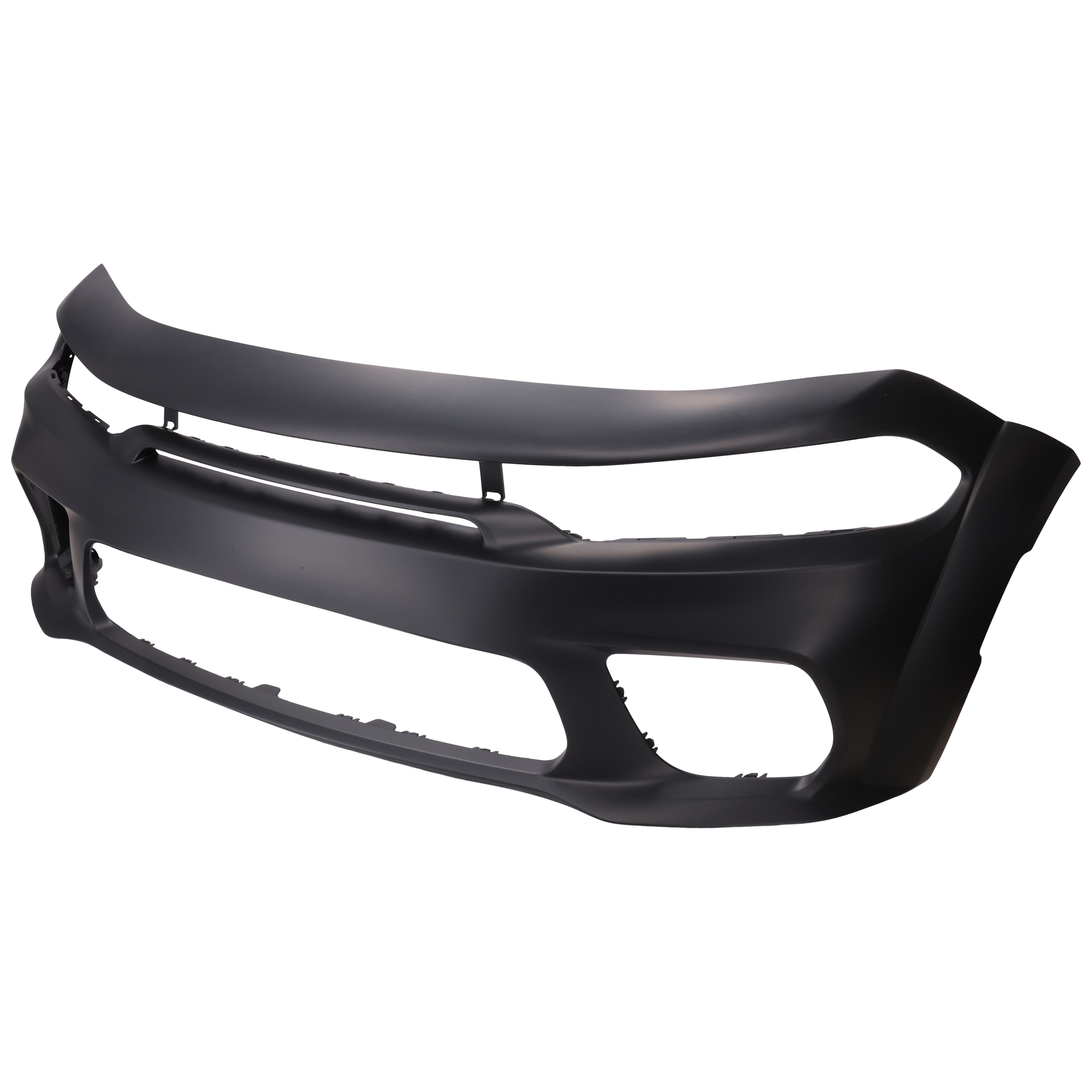 AM CHARGER 20-23 FRONT BUMPER COVER Primed w Hood Scoop Wide Body Option CAPA SKU RD01030012PQ Partslink CH1000A43C OEM 68488285AB 68488285AC