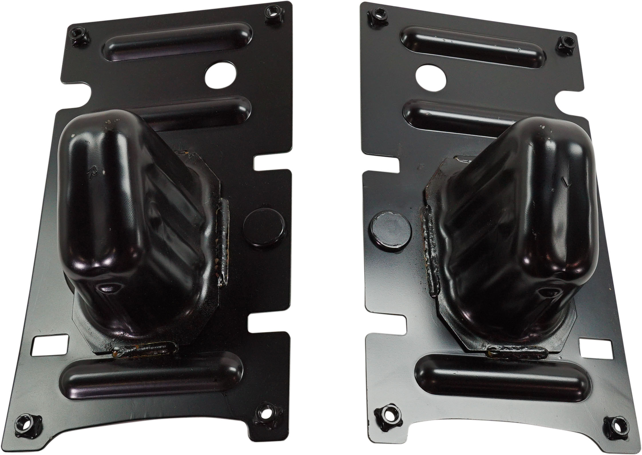 AM RAM 1500-19-22 FRONT BUMPER BRACKET RH AND LH Mounting Bracket Kit Big Horn HFE Laramie Limited Lone Star 19 Type 1 Rebel Sport Tradesman Models SKU RD01370005 Partslink CH1065104 OEM 68404042AA