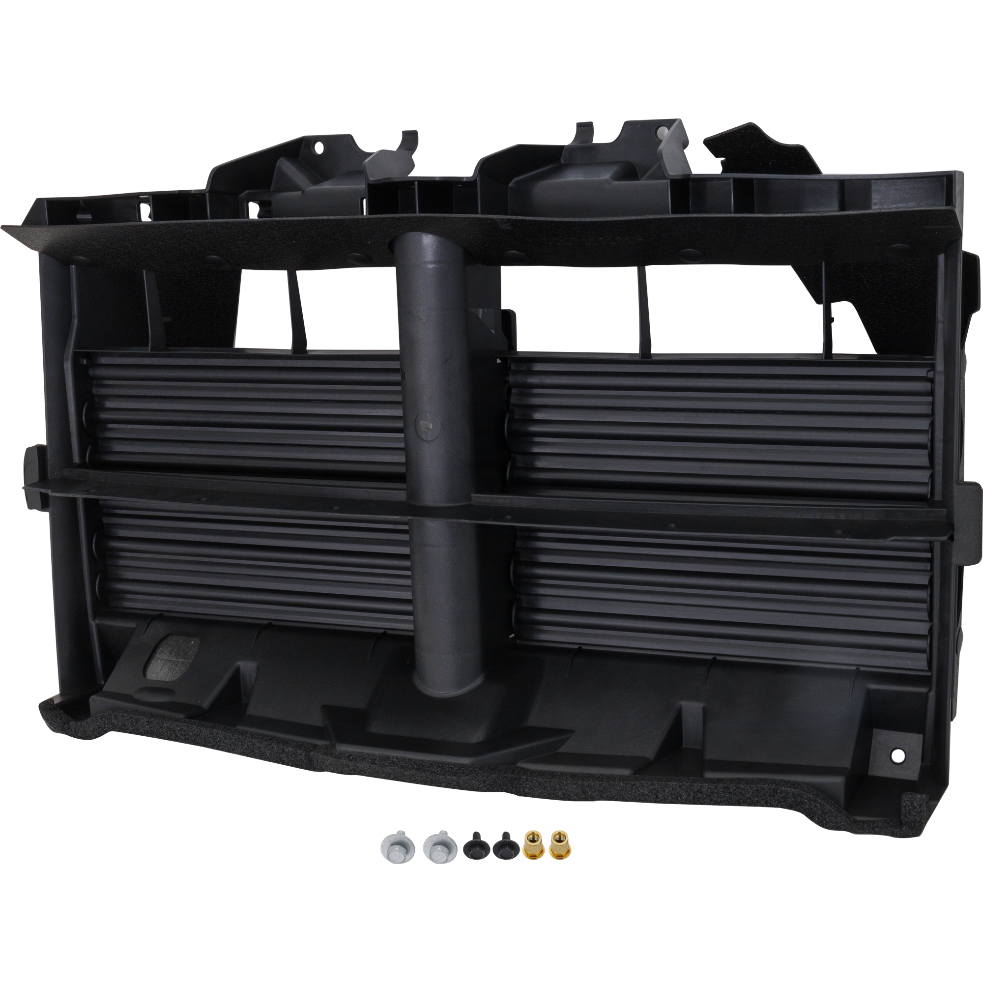 AM RAM 1500-14-18 ACTIVE GRILLE SHUTTER w Ram Letter Type 1 w Ram Logo 5.7L Eng w Chrome Trim Includes 19-23 Ram 1500 Classic w Actuator and Motor CAPA SKU RD07580004Q Partslink CH1206118C OEM 68297700AB