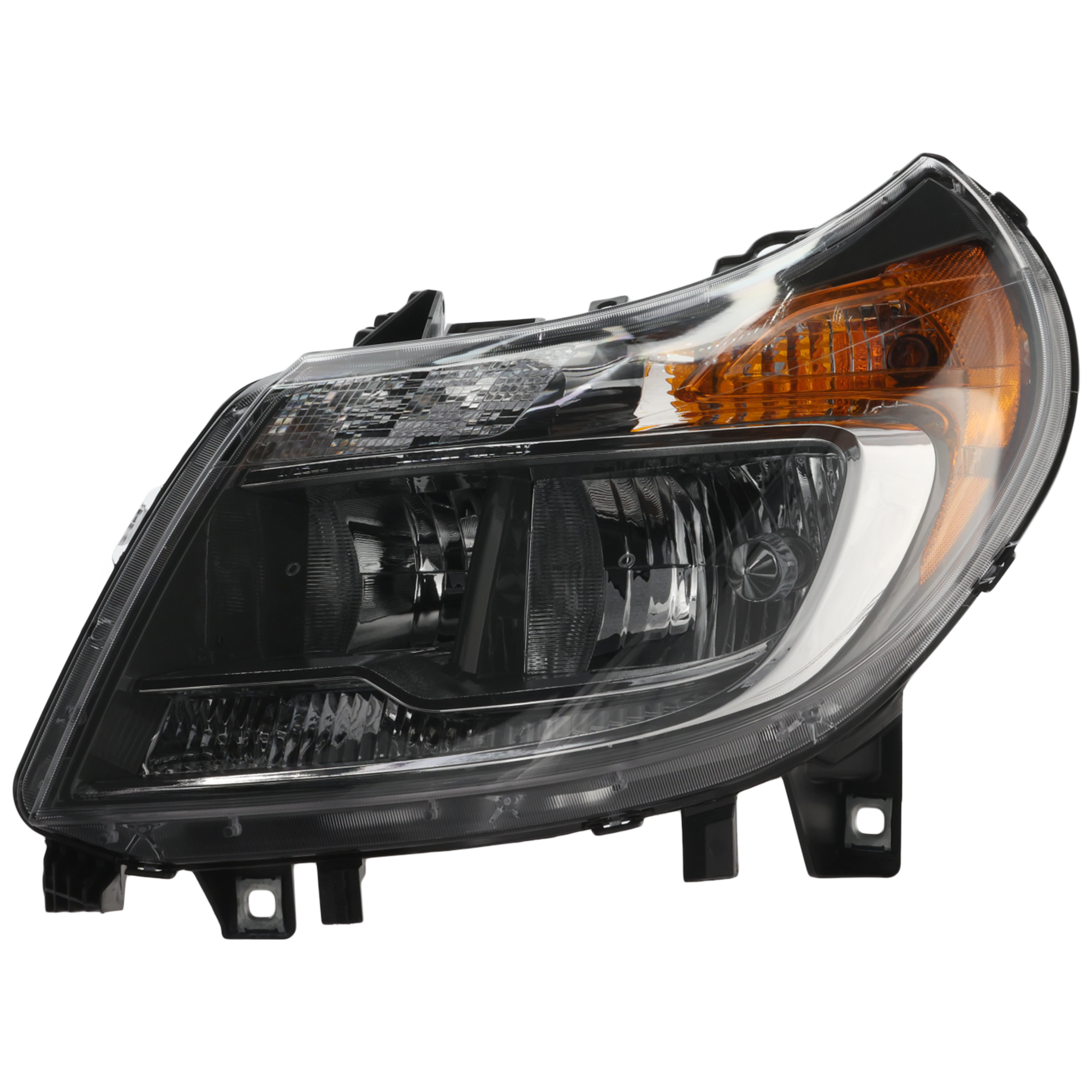 AM PROMASTER VAN 14-22 HEAD LAMP LH Assembly w o Daytime Running Light CAPA SKU RD10010002Q Partslink CH2502254C OEM 4725945AK 4725945AJ