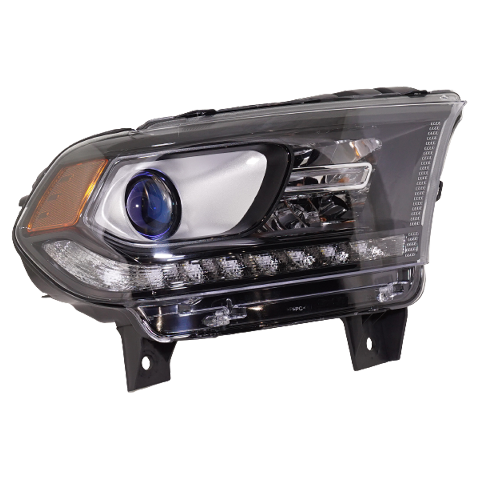 AM DURANGO 16-20 HEAD LAMP RH Assembly Halogen SXT Model Black Interior w Daytime Running Light SKU RD10010029 Partslink CH2503305 OEM 68299130AH