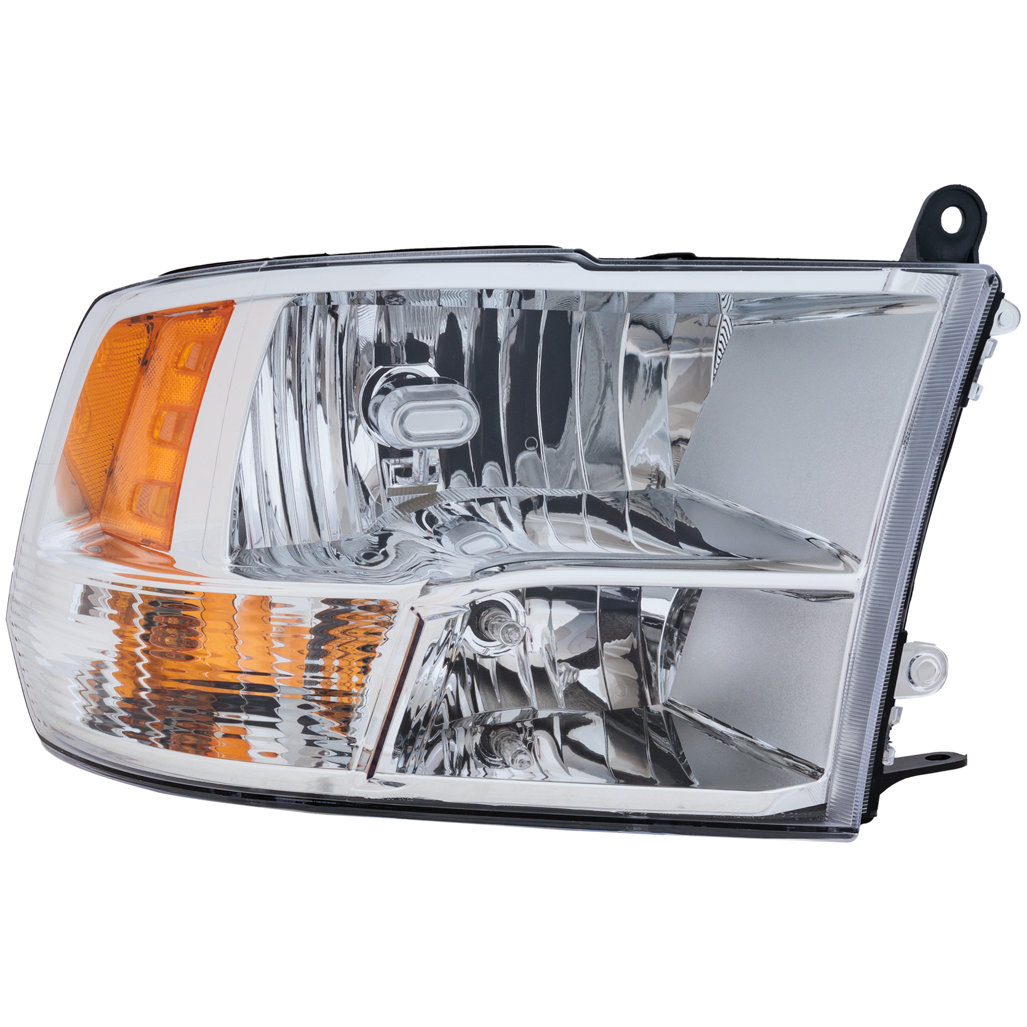 AM RAM FULL SIZE PICKUP 09-12 HEAD LAMP RH Assembly Halogen w Quad Lamps CAPA SKU RD10010057AQ OEM 68001484AI PFM
